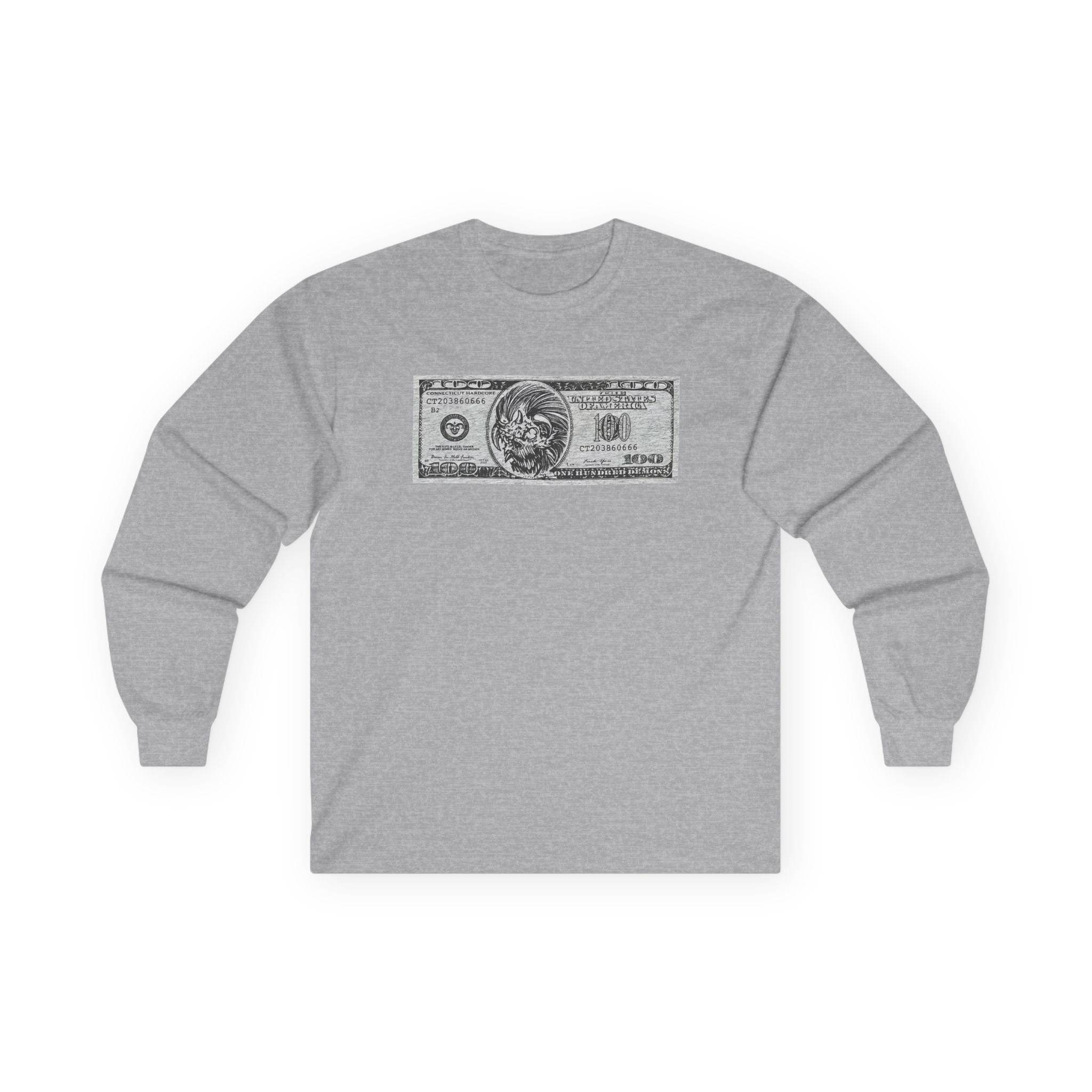 100 Demons Connecticut Hardcore Unisex Ultra Cotton Long Sleeve Tee