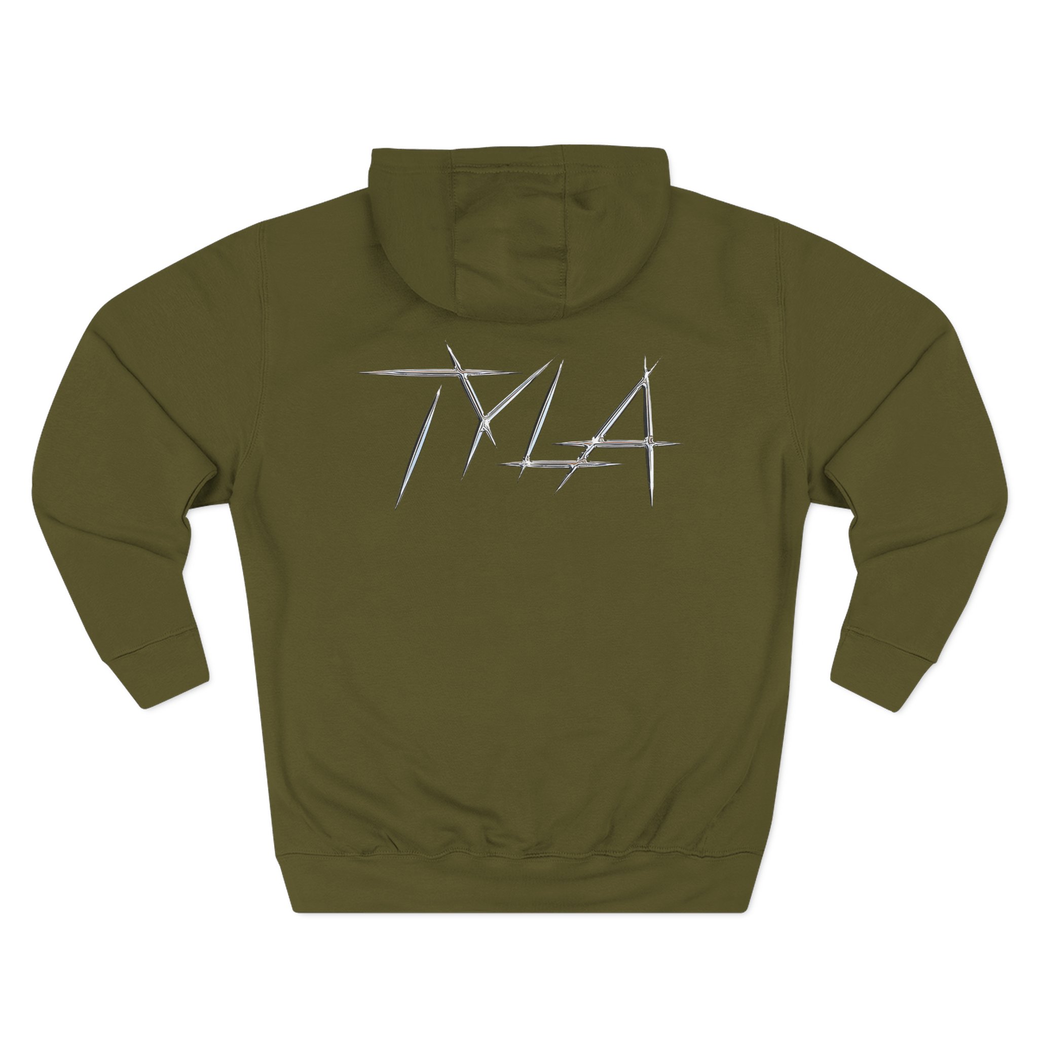 Tyla Three-Panel Fleece Hoodie