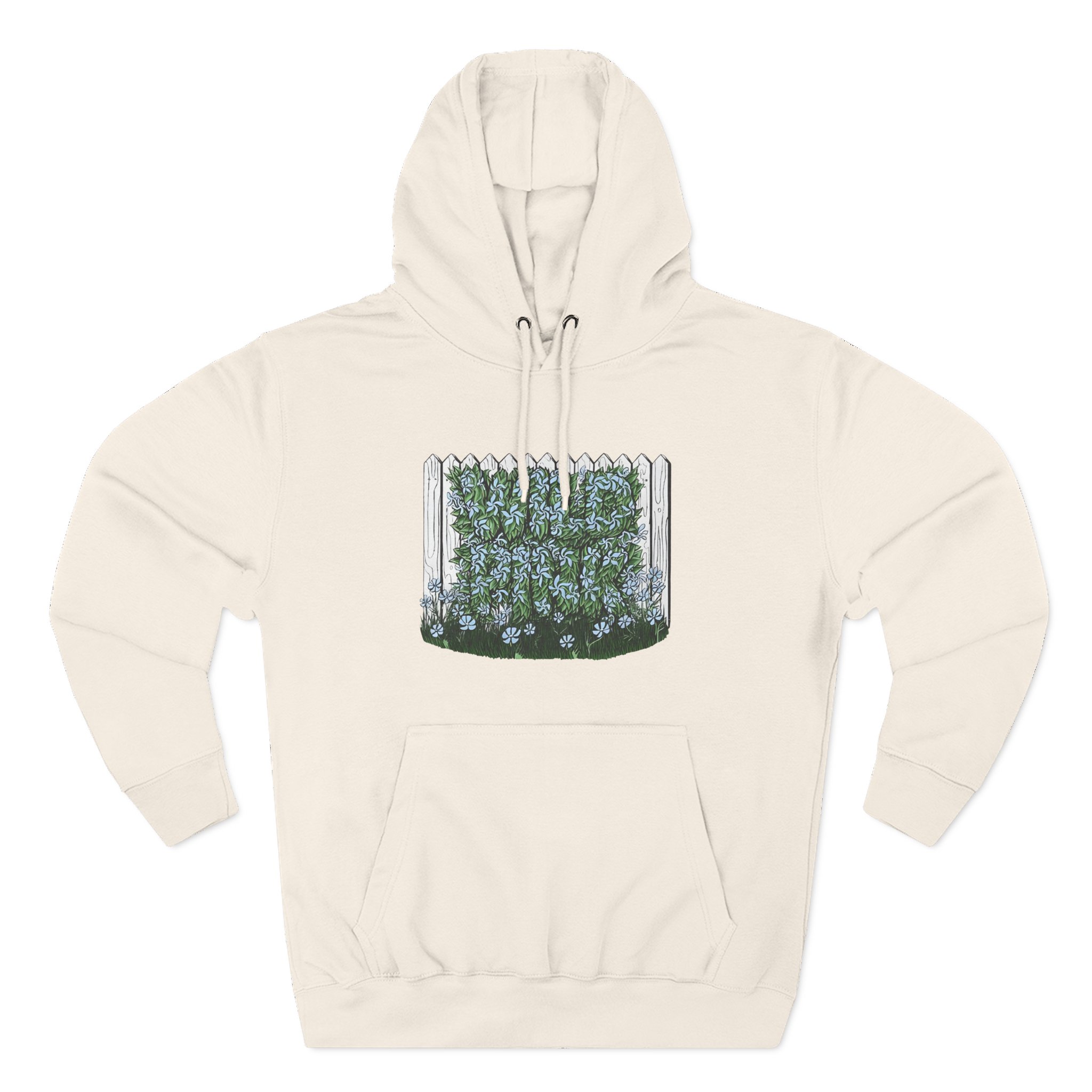 Wild Pink Three-Panel Fleece Hoodie