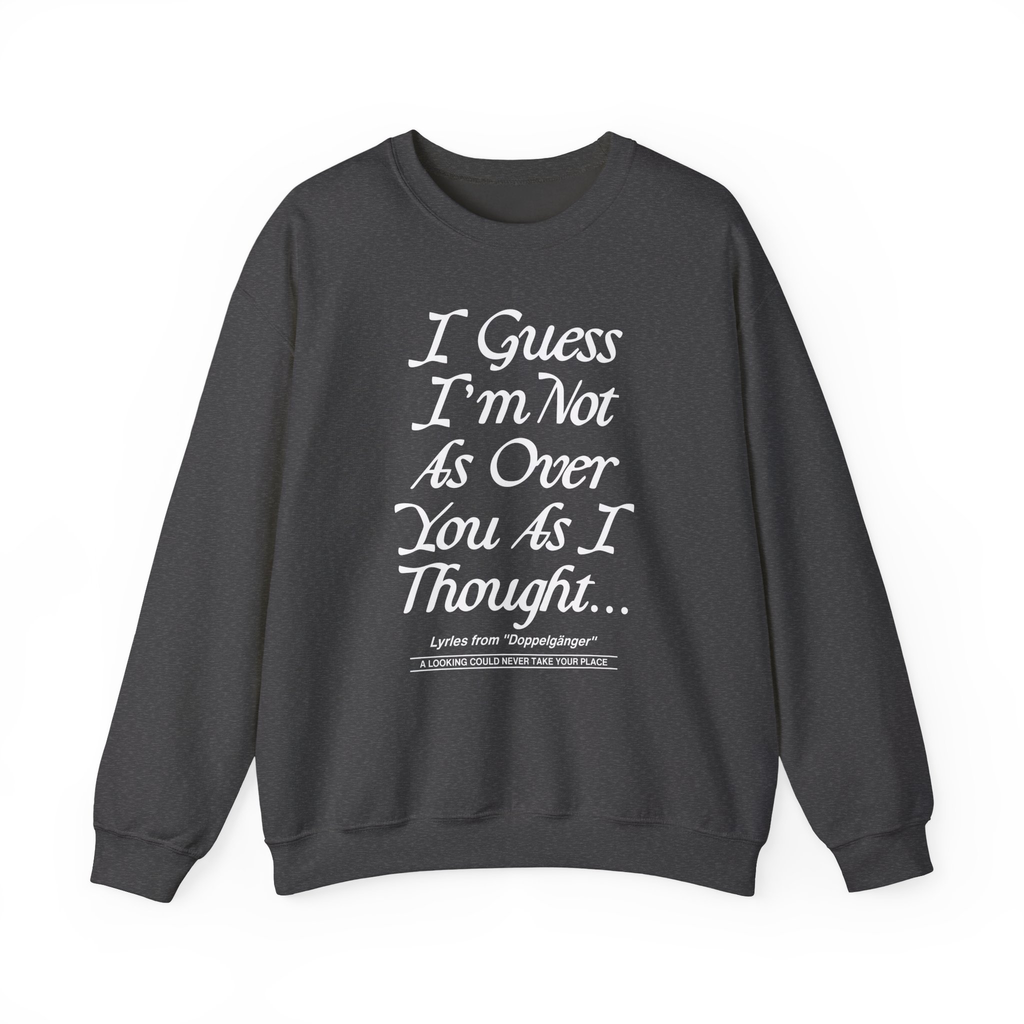 Joshua Bassett Doppelgänger Lyric Unisex Heavy Blend™ Crewneck Sweatshirt