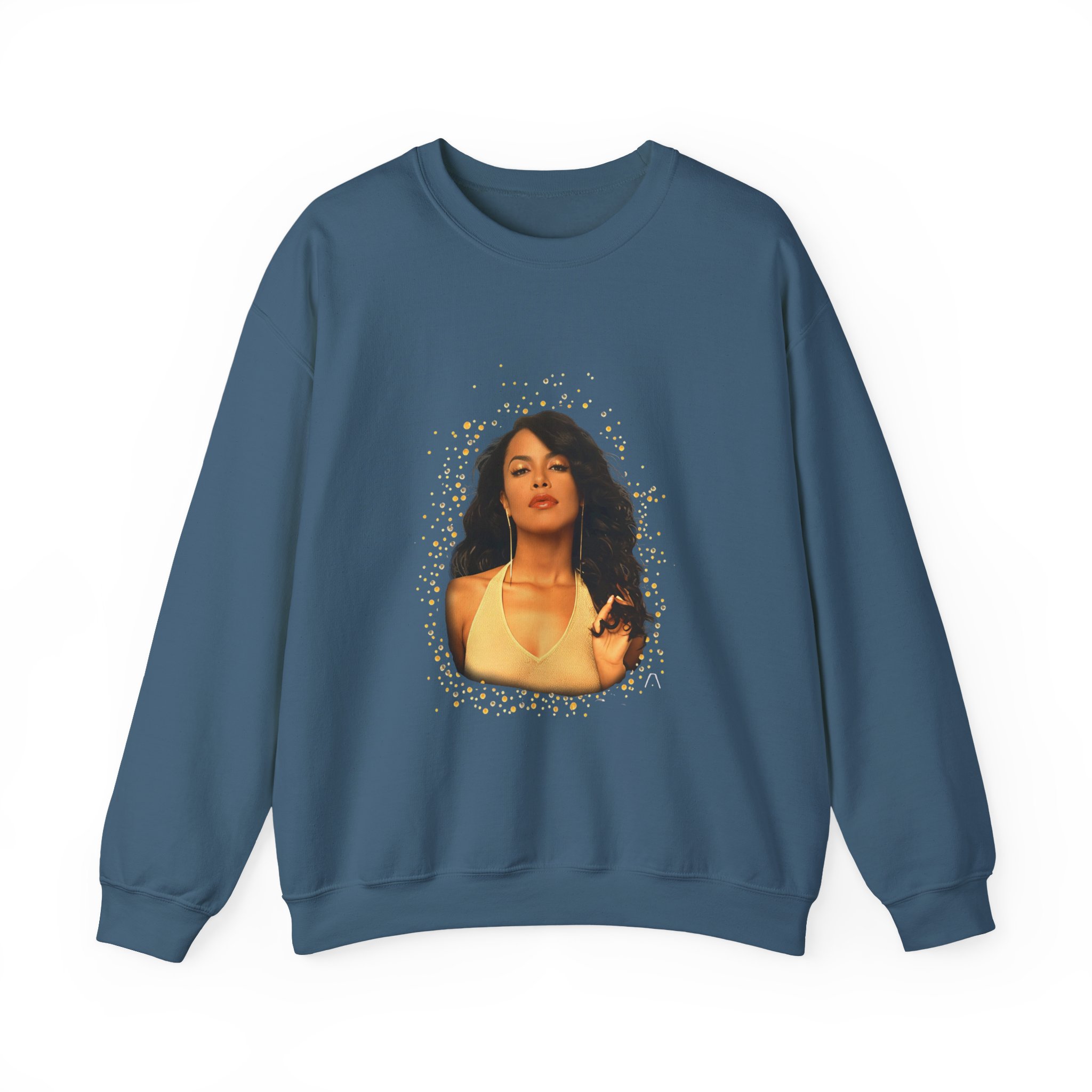 Aaliyah Self Titled Portrait Unisex Heavy Blendâ„¢ Crewneck Sweatshirt