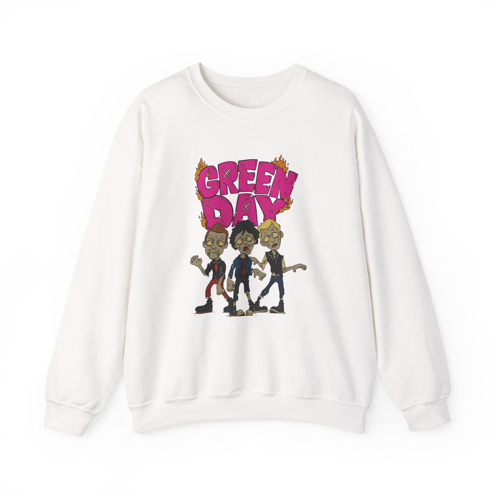 Green Day Walking Green Day Zombie Unisex Heavy Blendâ„¢ Crewneck Sweatshirt