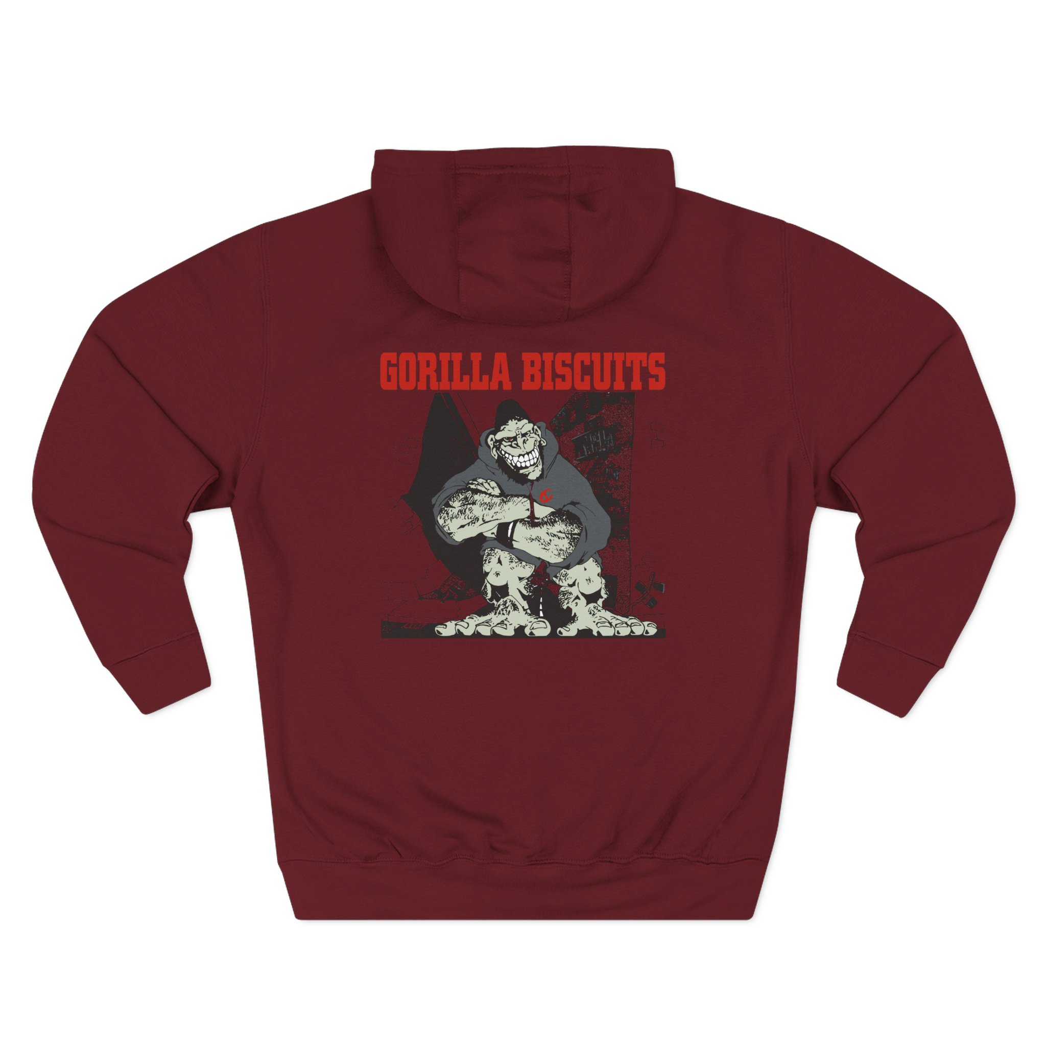 Gorilla Biscuits Hold Your Ground Three-Panel Fleece Hoodie
