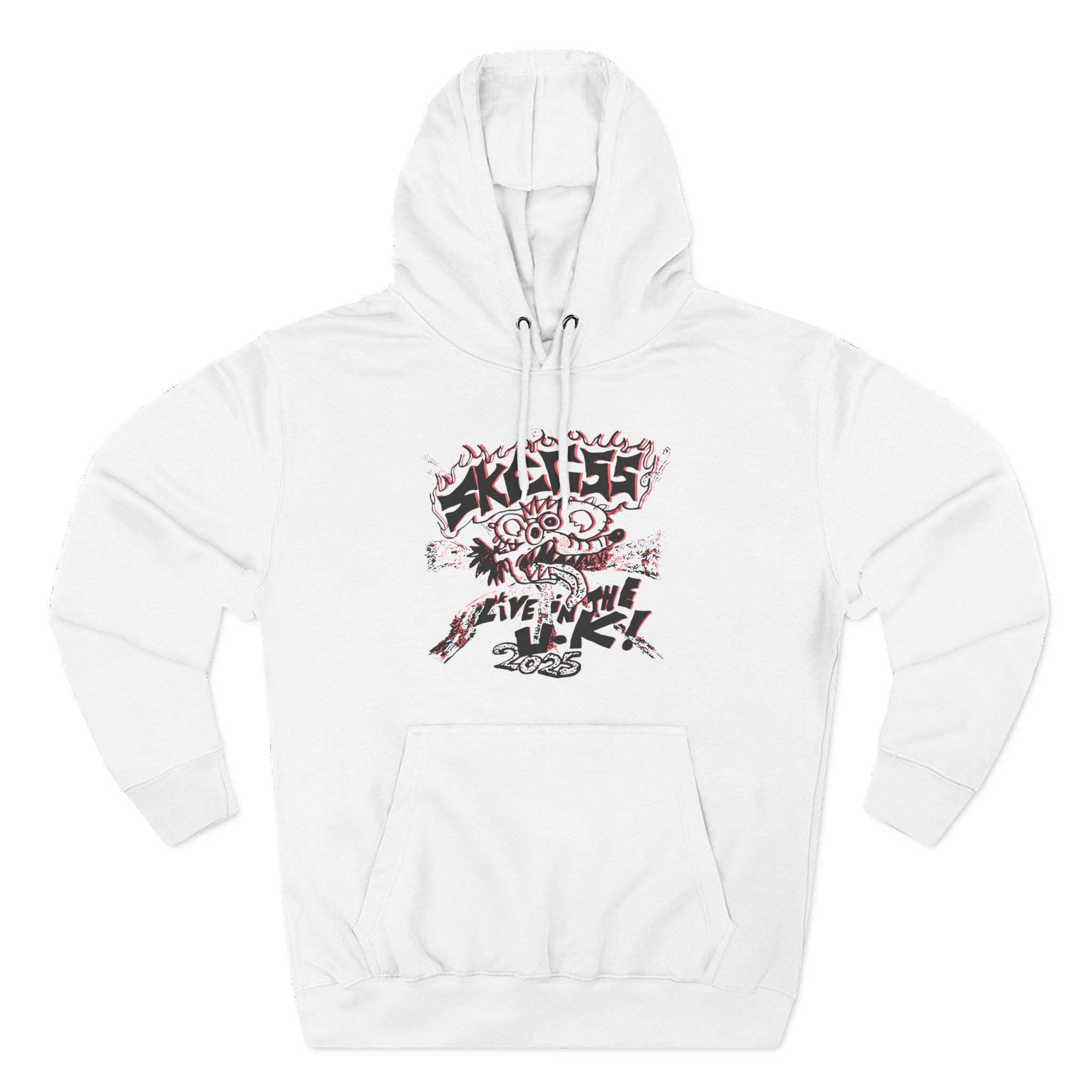Skegss Live in the Uk 2025 Three-Panel Fleece Hoodie