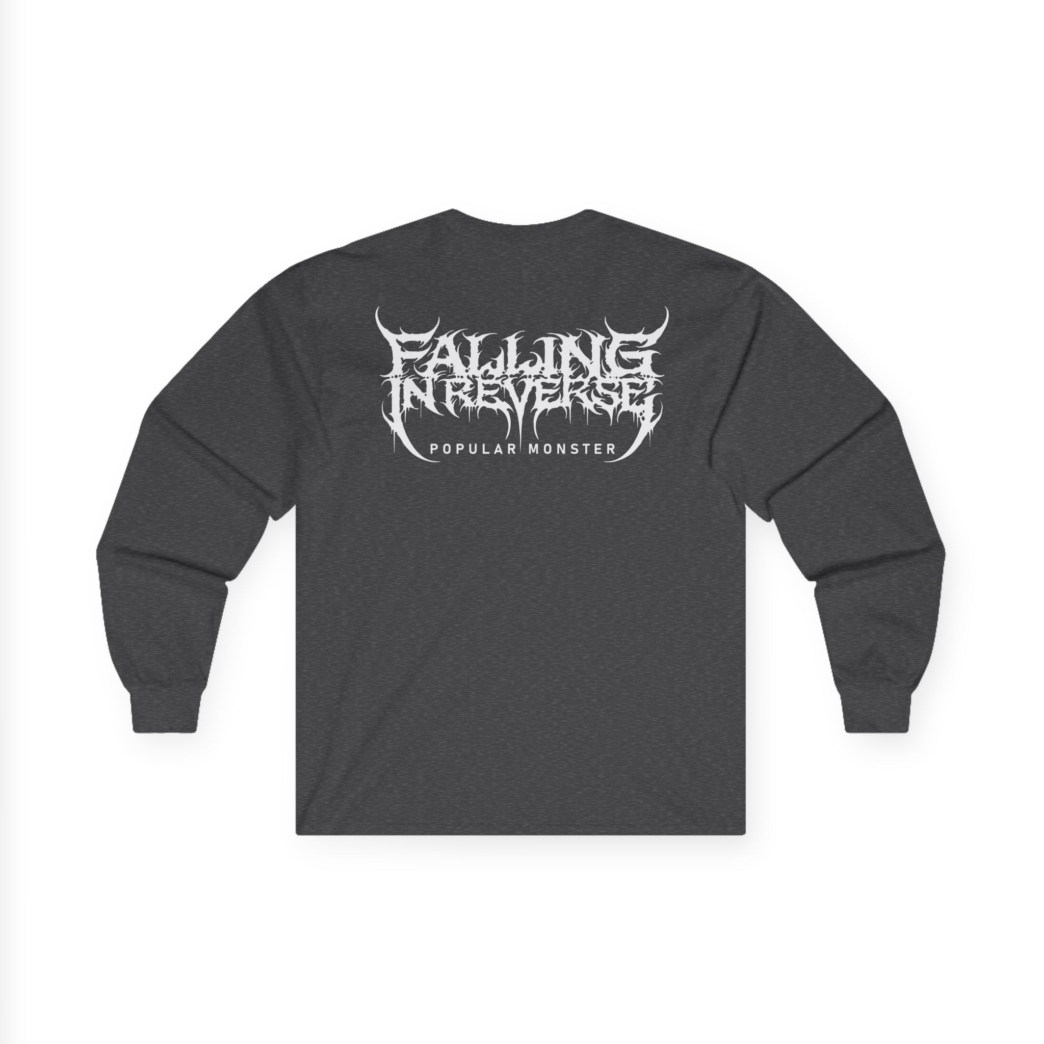 Falling in Reverse Popular Monster Cover and Back Logo Unisex Ultra Cotton Long Sleeve Tee