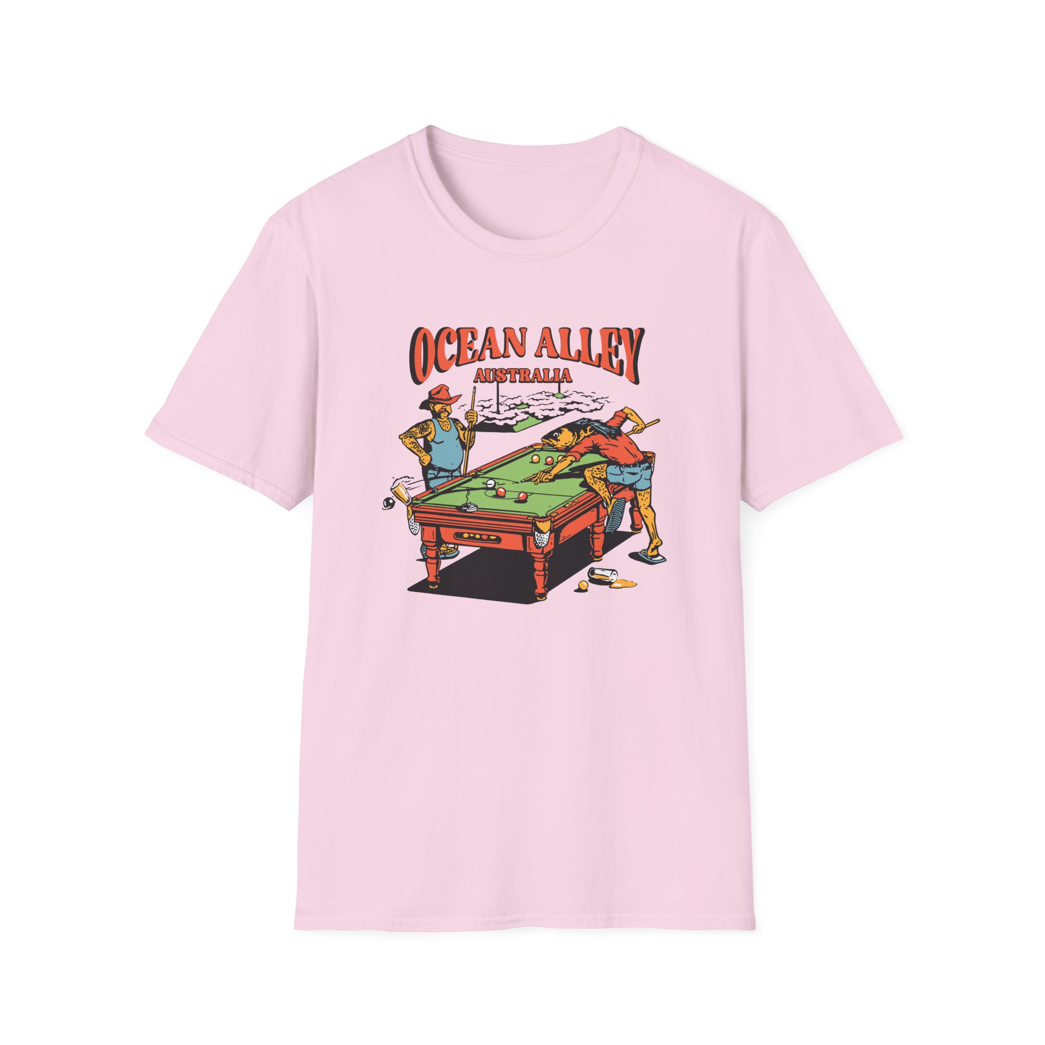 Ocean Alley Pool Table Unisex Softstyle T-Shirt
