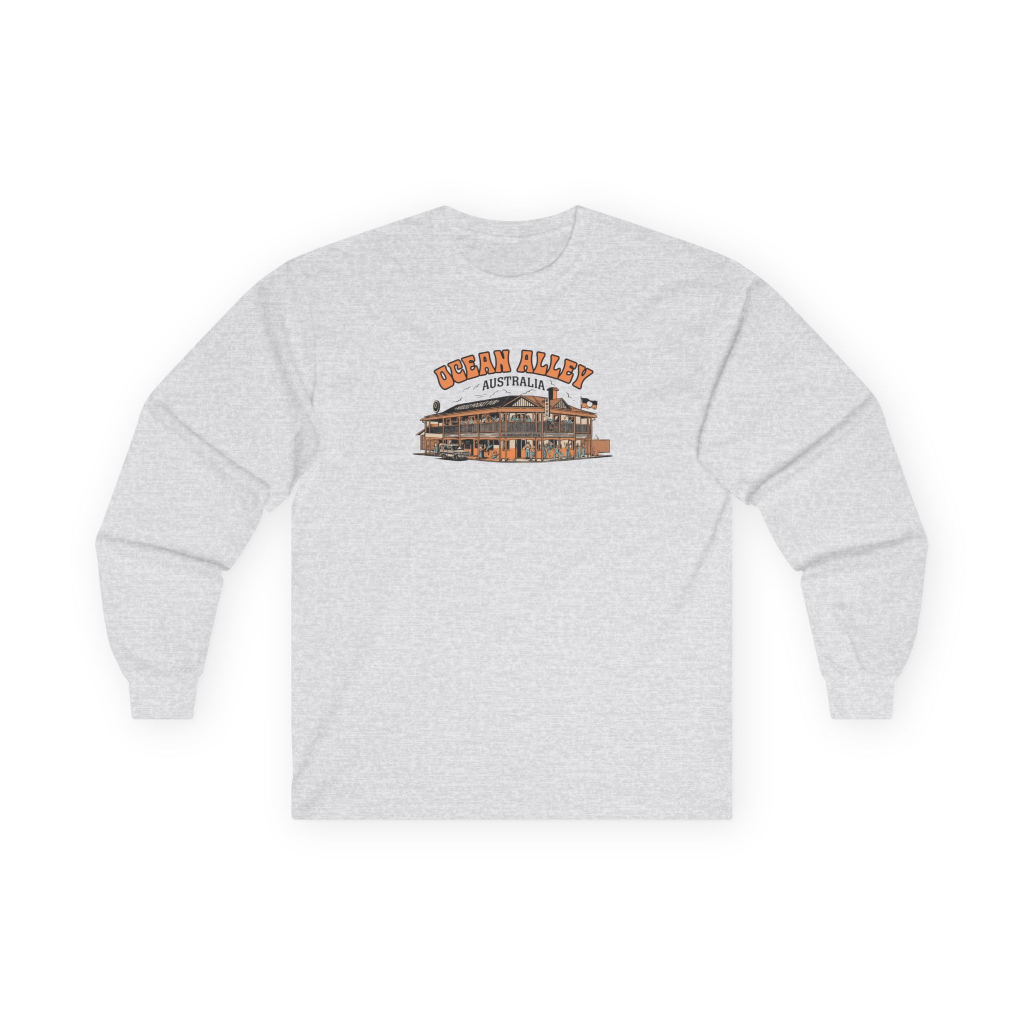 Ocean Alley Pub Unisex Ultra Cotton Long Sleeve Tee