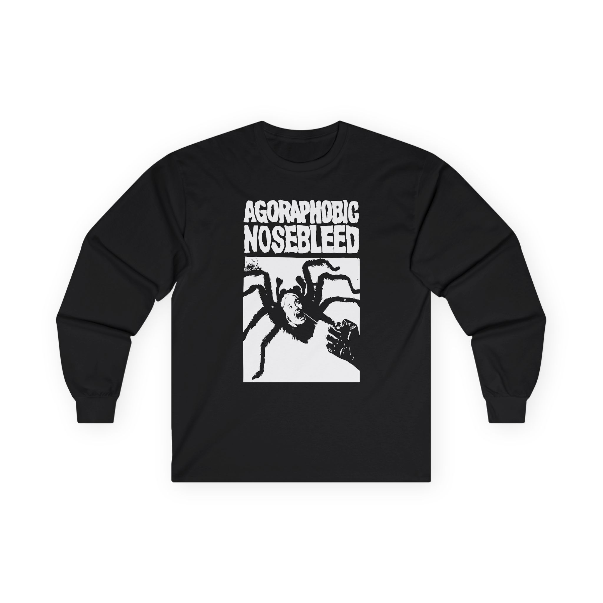 Agoraphobic Nosebleed Spider Unisex Ultra Cotton Long Sleeve Tee