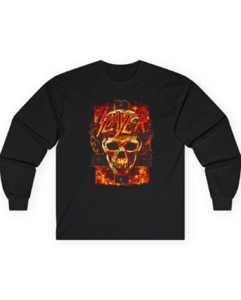 Slayer Skull And Cross Unisex Ultra Cotton Long Sleeve Tee