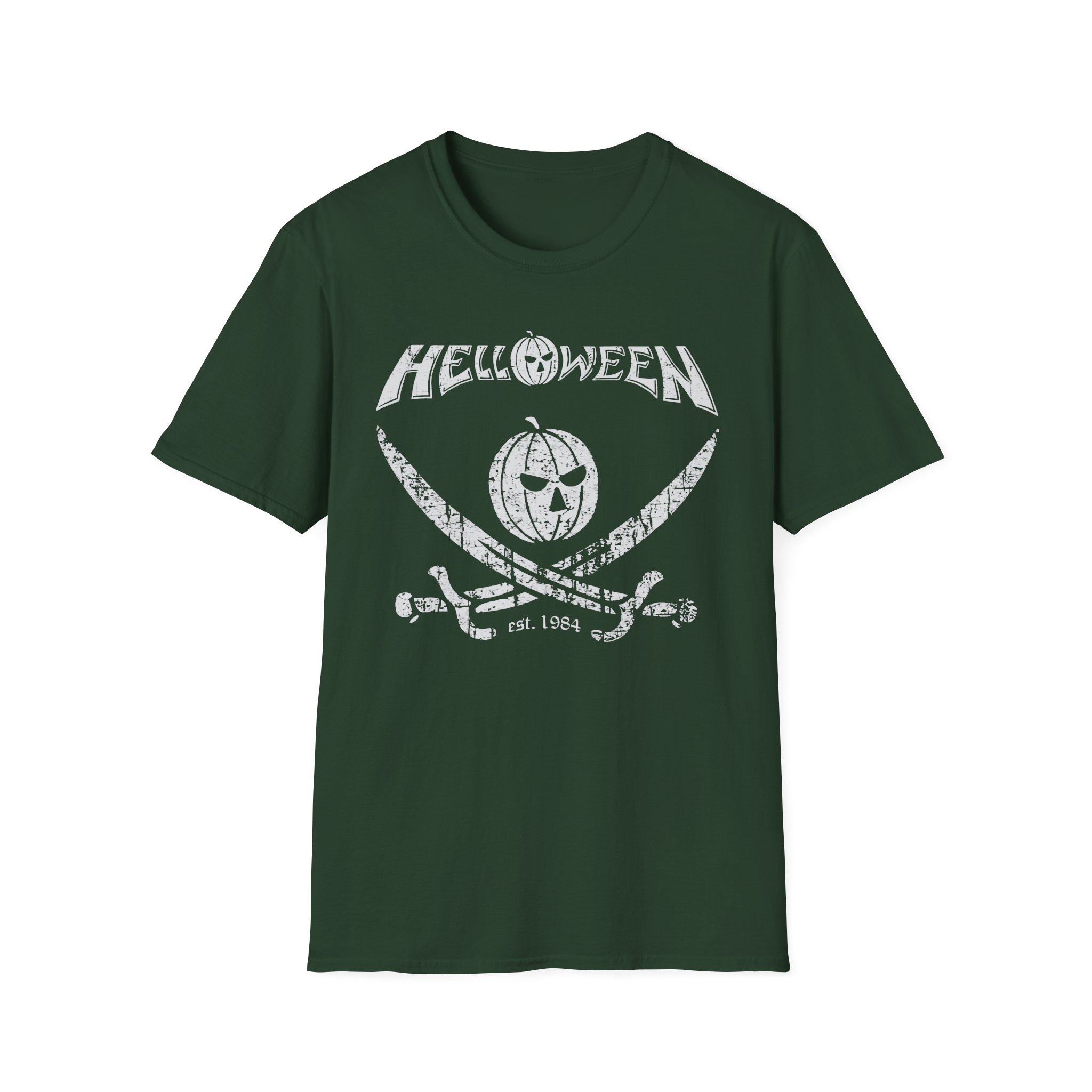 Helloween Pirate Pumpkin Unisex Softstyle T-Shirt