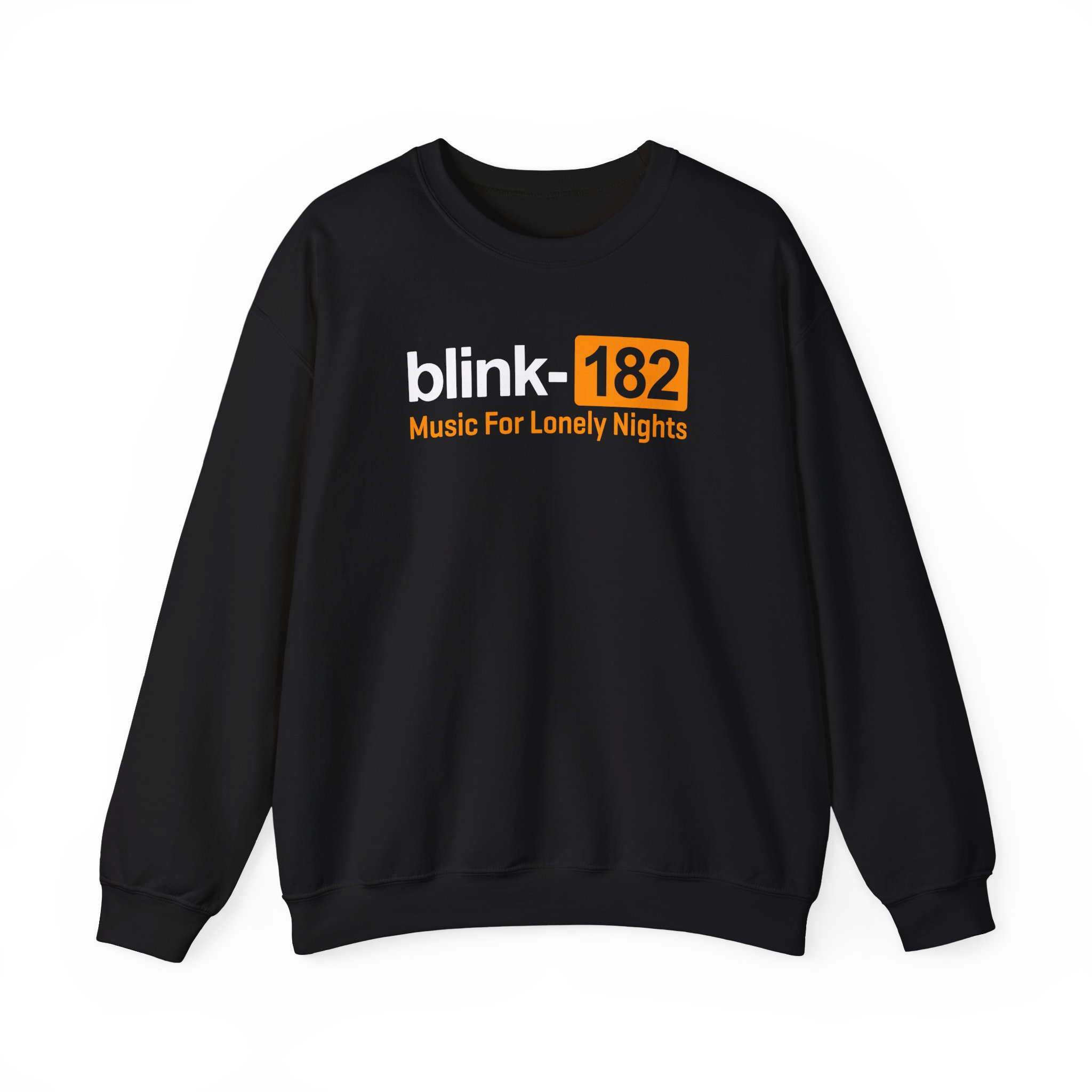 Blink 182 Music for Lonely Nights Unisex Heavy Blendâ„¢ Crewneck Sweatshirt