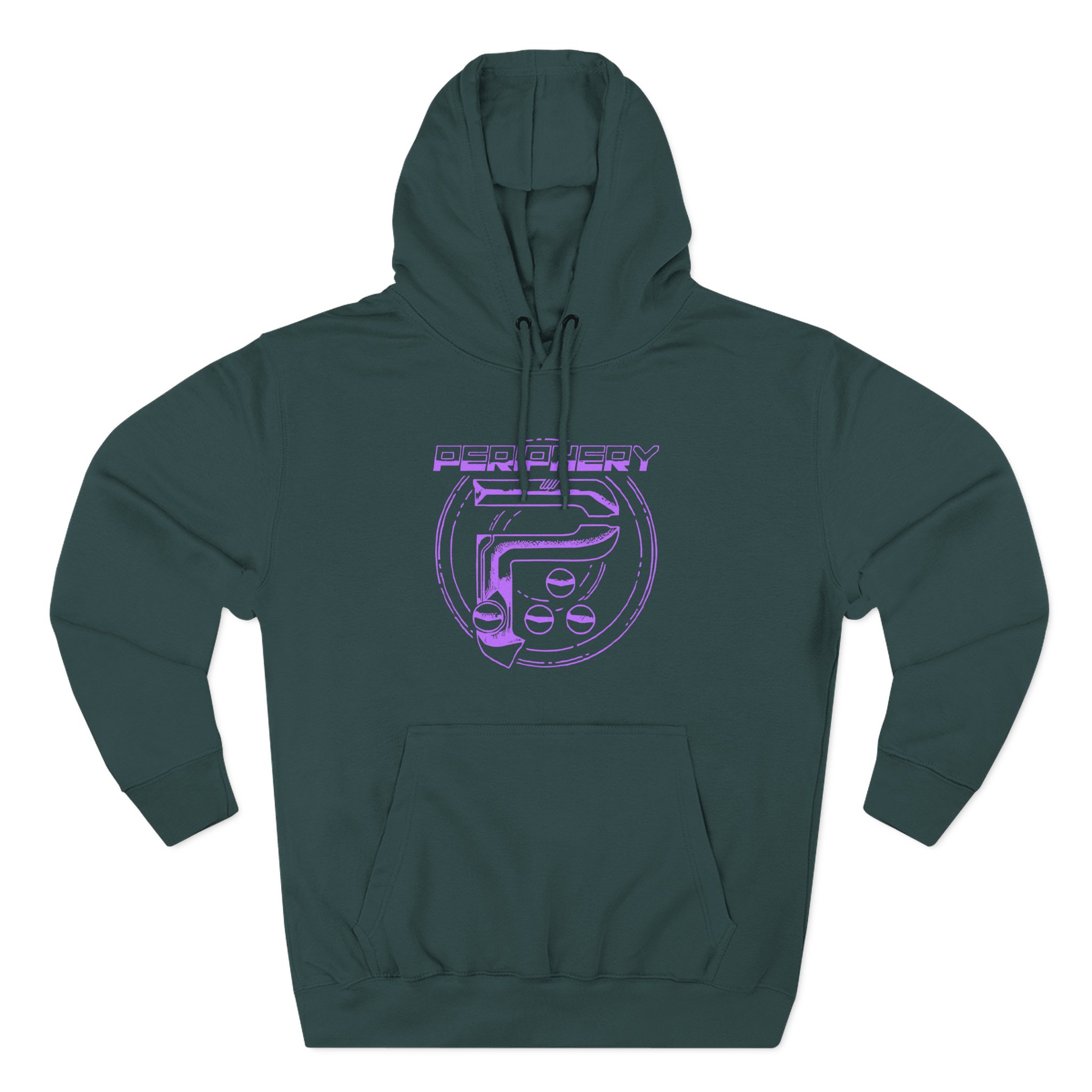 Periphery P Logo 2.0 Three-Panel Fleece Hoodie