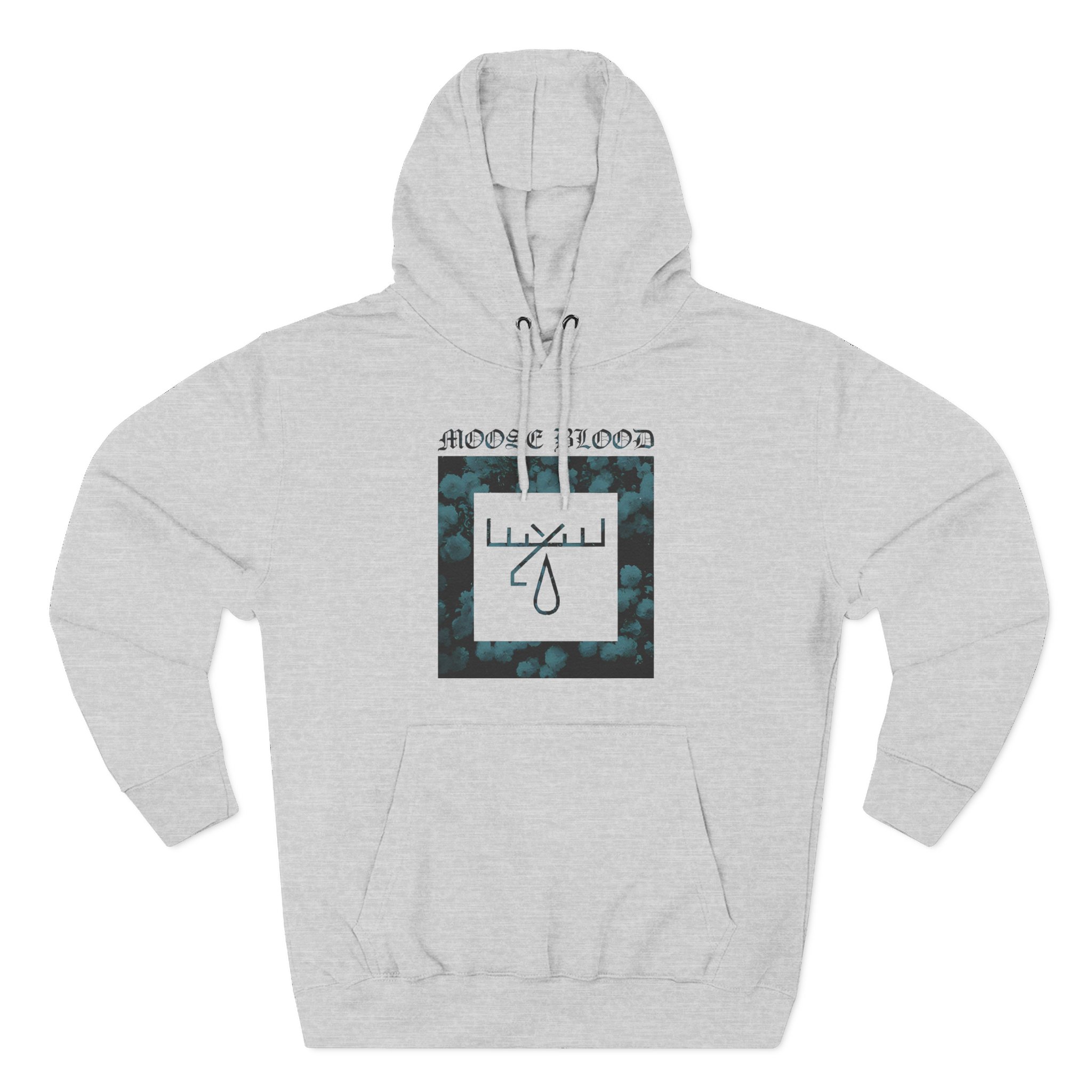 Moose Blood Garden Logo Three-Panel Fleece Hoodie