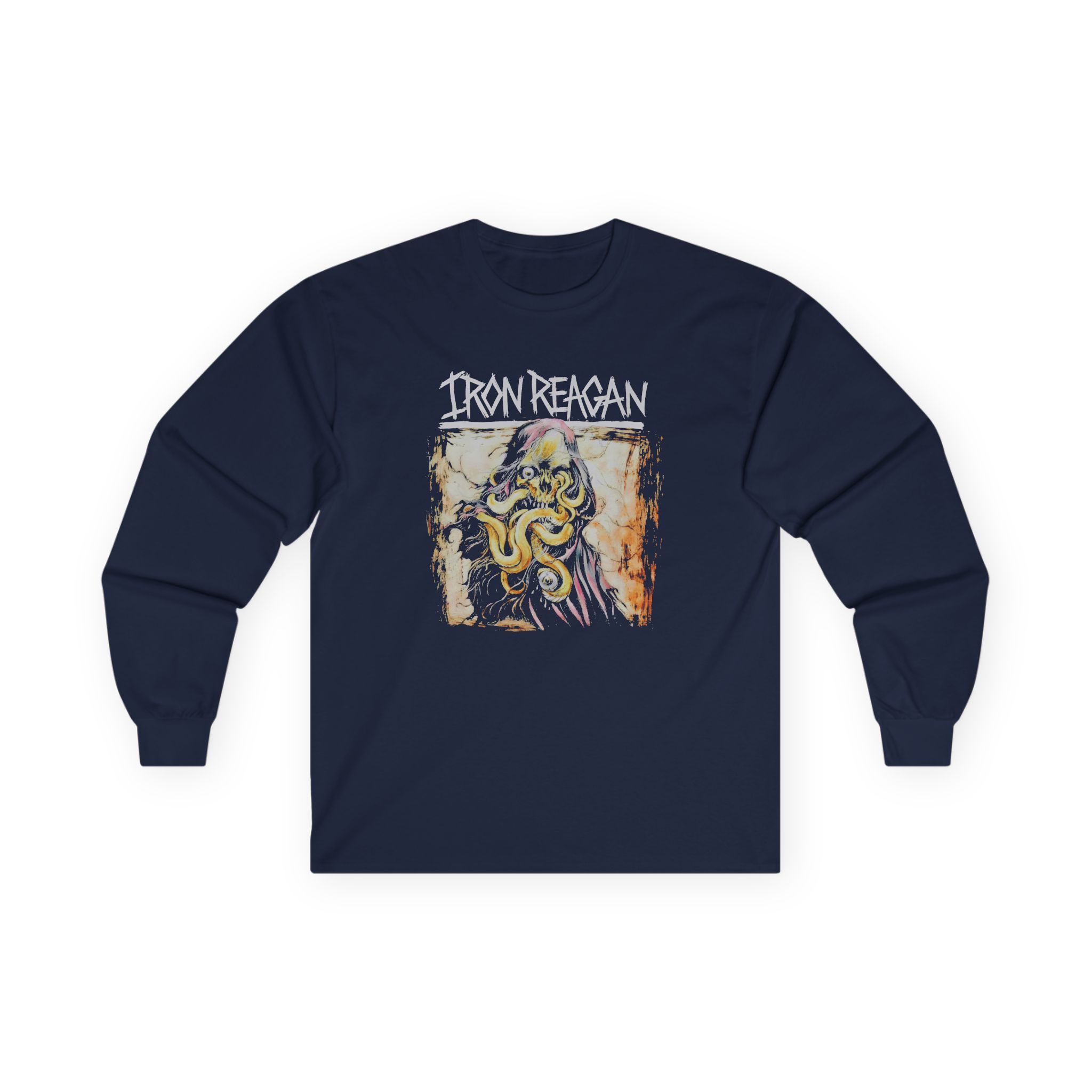Iron Reagan Tentacle Skull Unisex Ultra Cotton Long Sleeve Tee