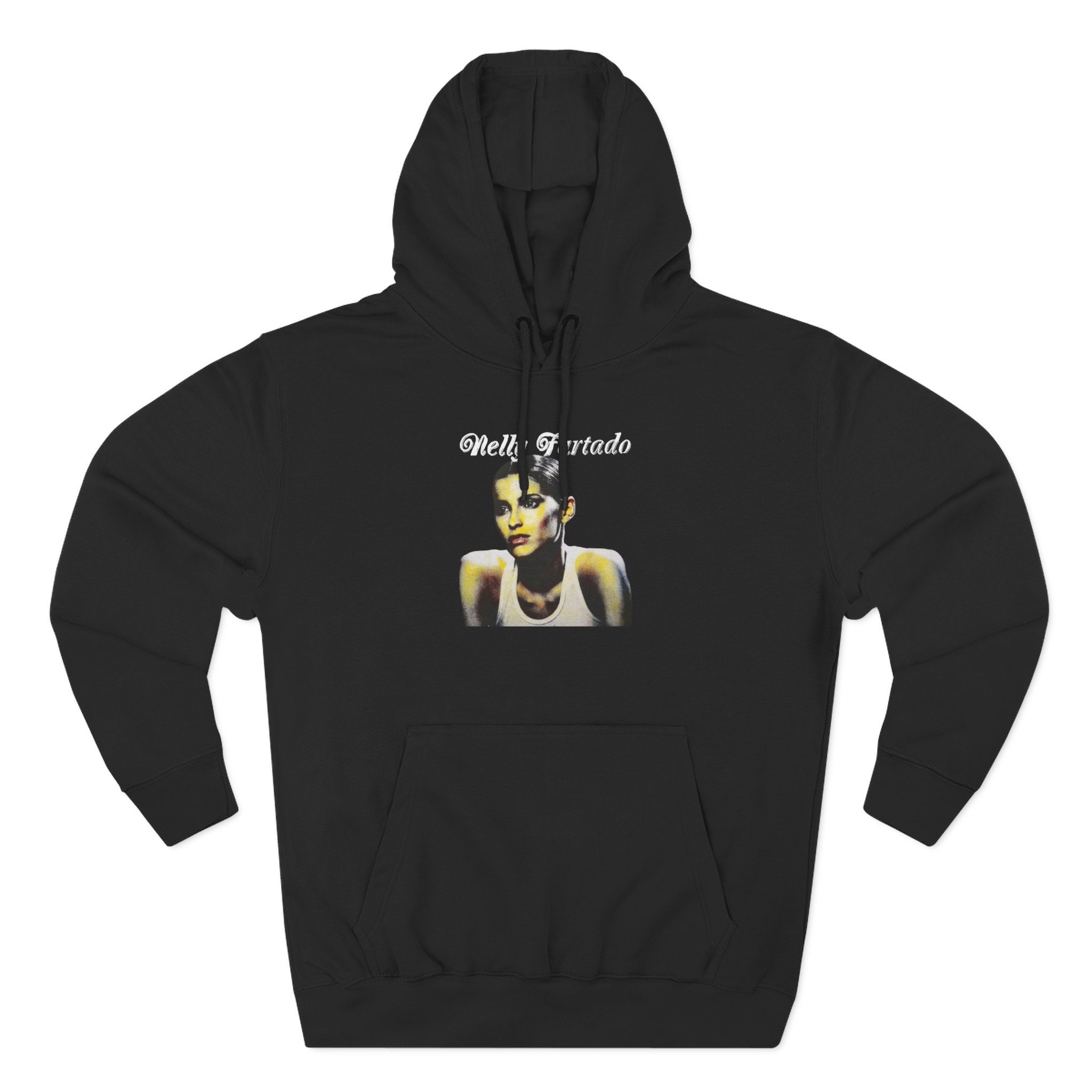Nelly Furtado Three-Panel Fleece Hoodie