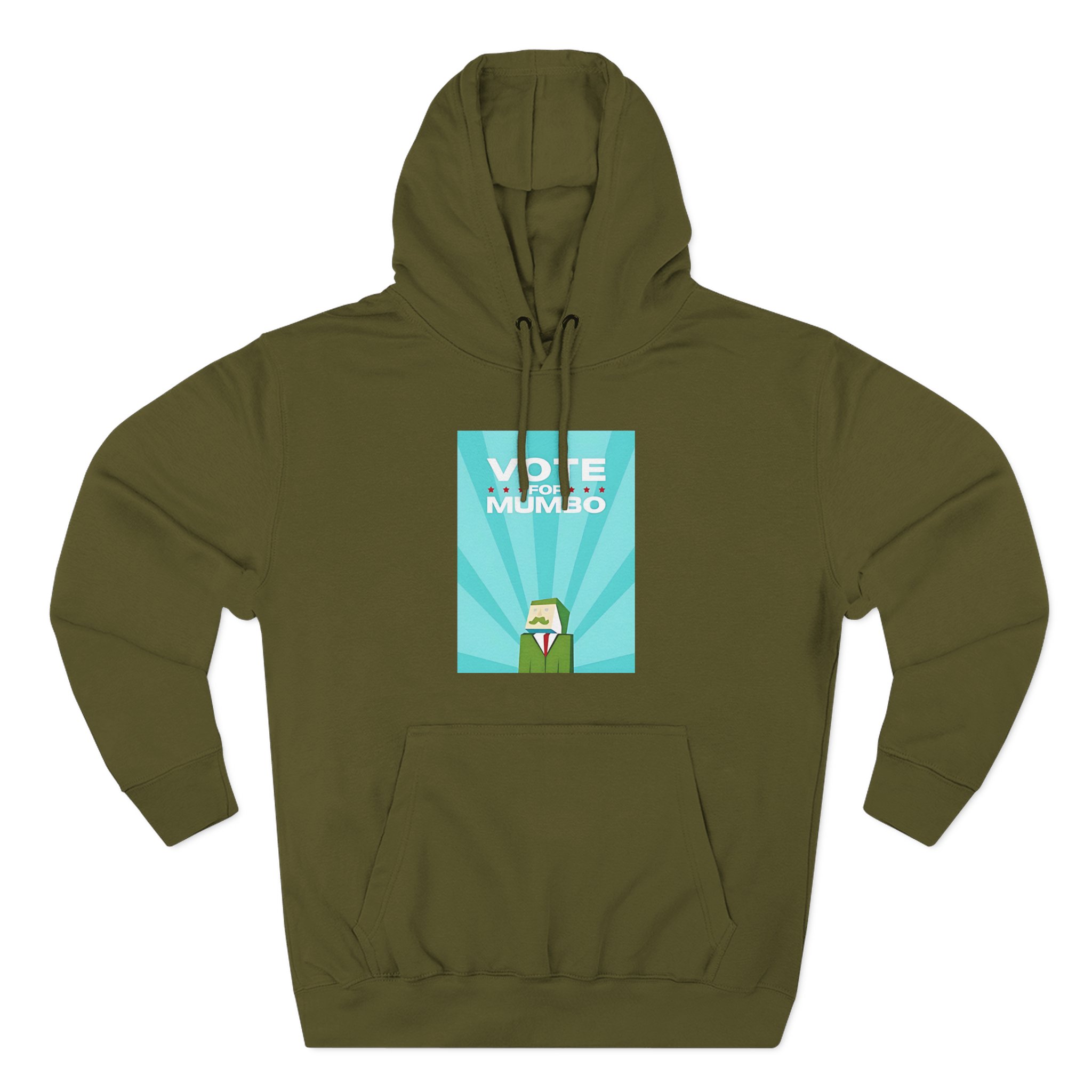 Mumbo Jumbo Vote for Mumbo Three-Panel Fleece Hoodie