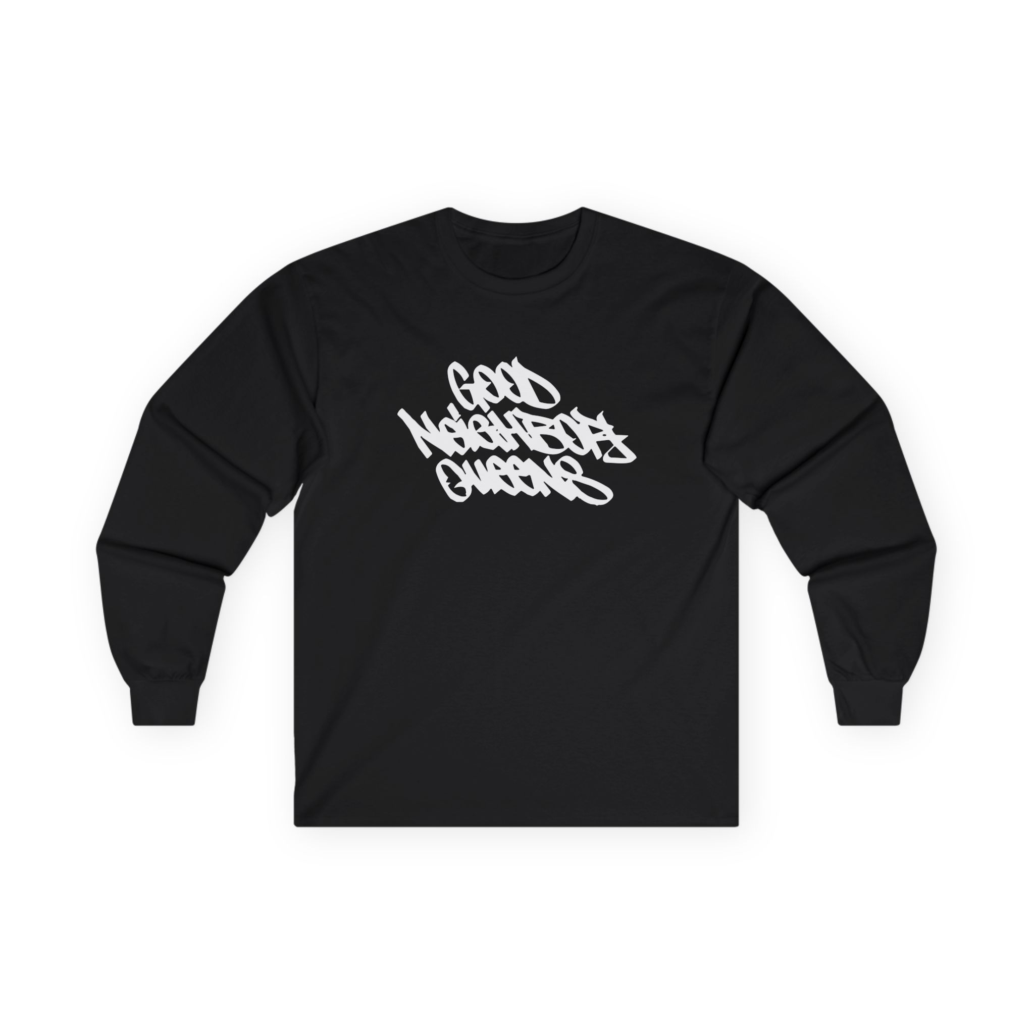 Good Neighbours Queens 3m Reflective Unisex Ultra Cotton Long Sleeve Tee