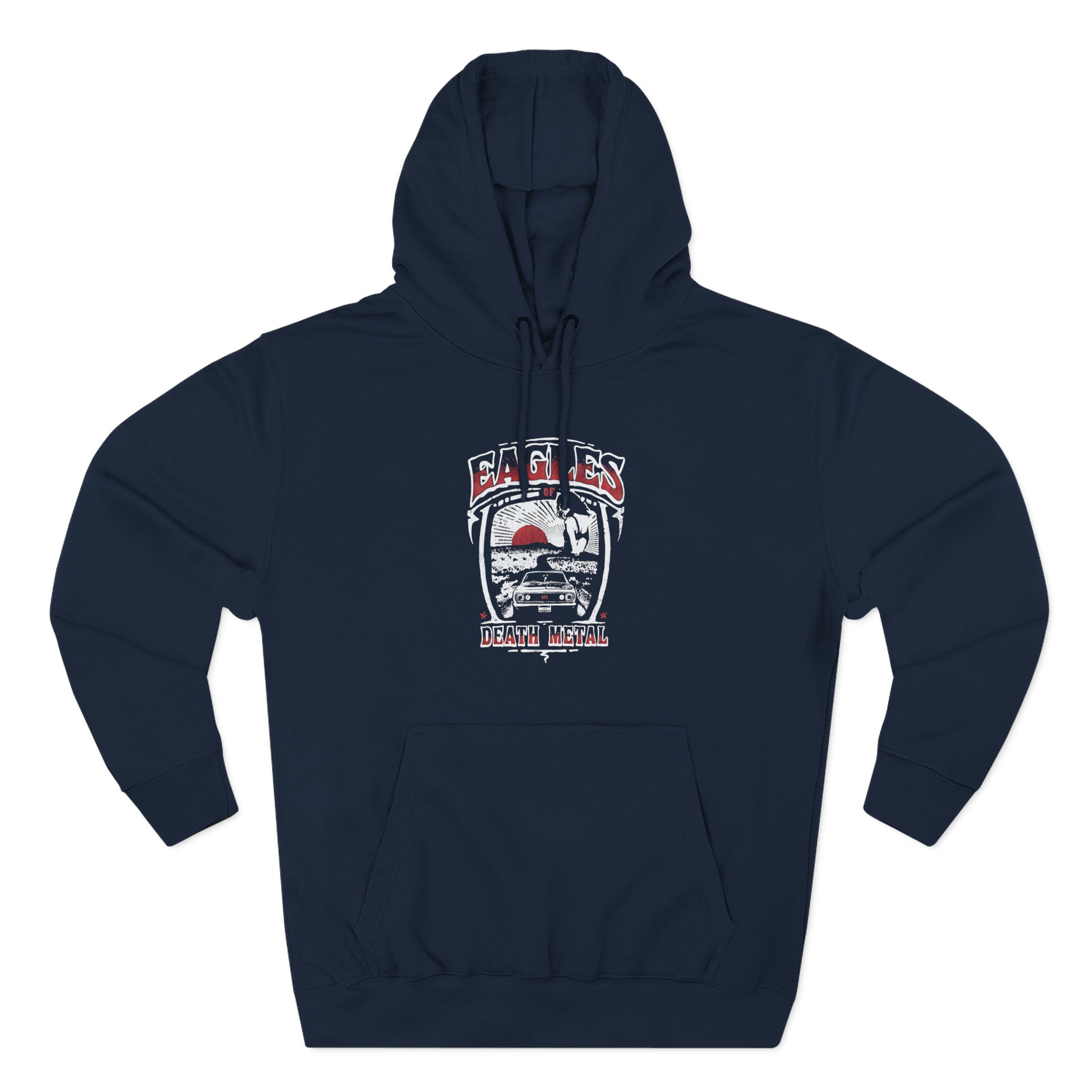 Eagles of Death Metal Muscle Car Three-Panel Fleece Hoodie