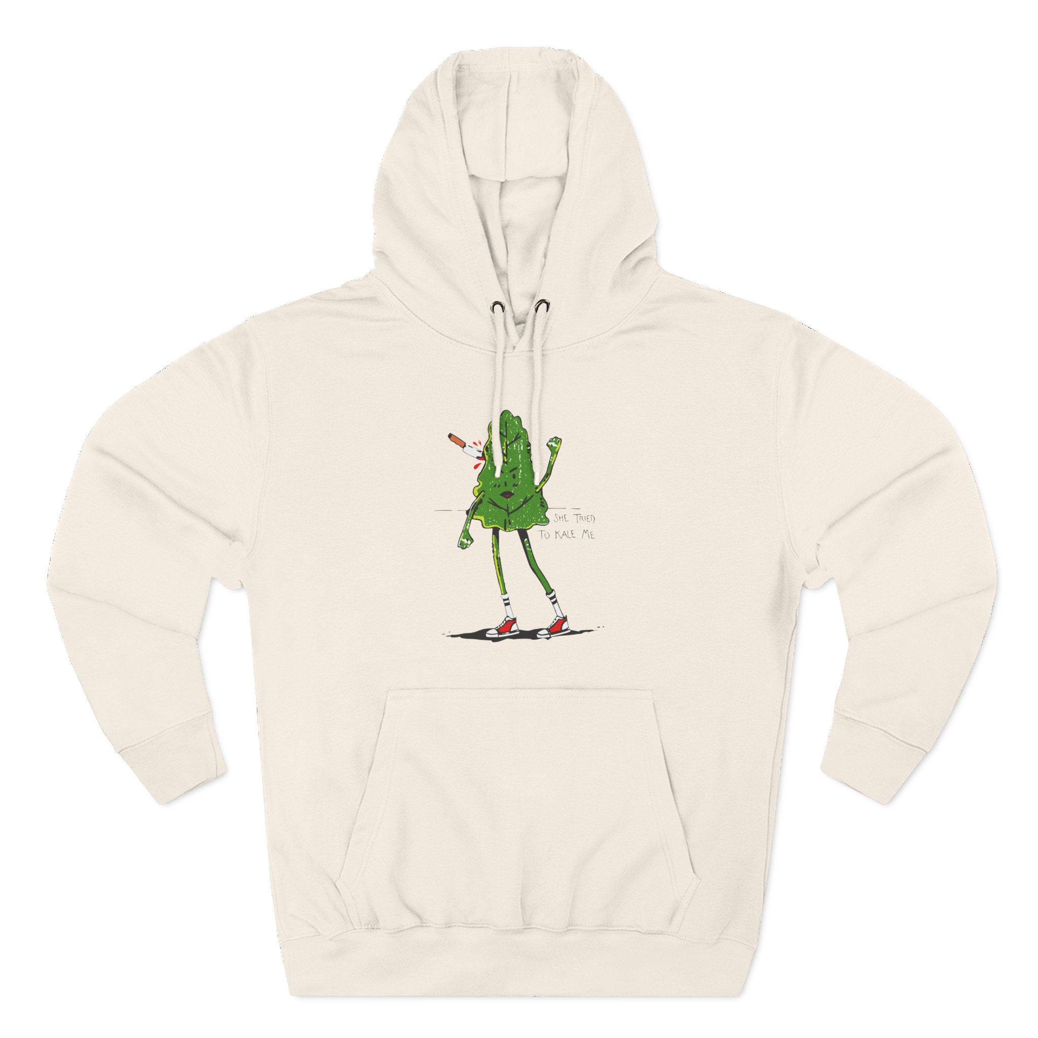 Chad Chad She Tired Kale Me Three-Panel Fleece Hoodie