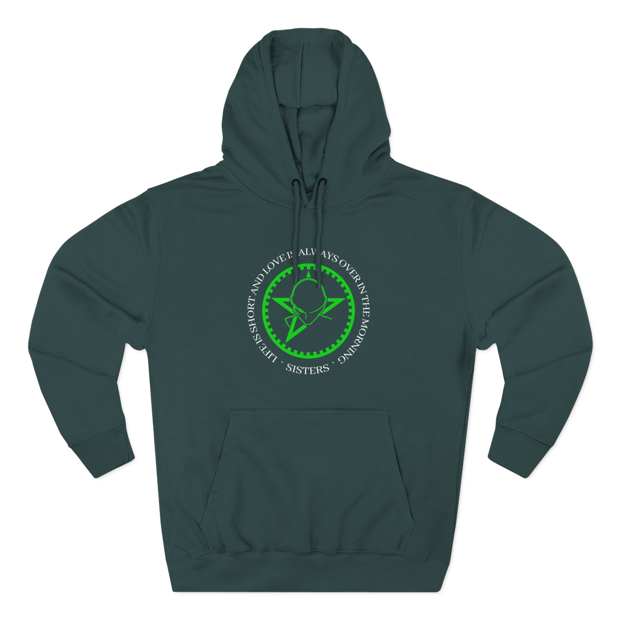 The Sisters of Mercy Life Is Short Three-Panel Fleece Hoodie