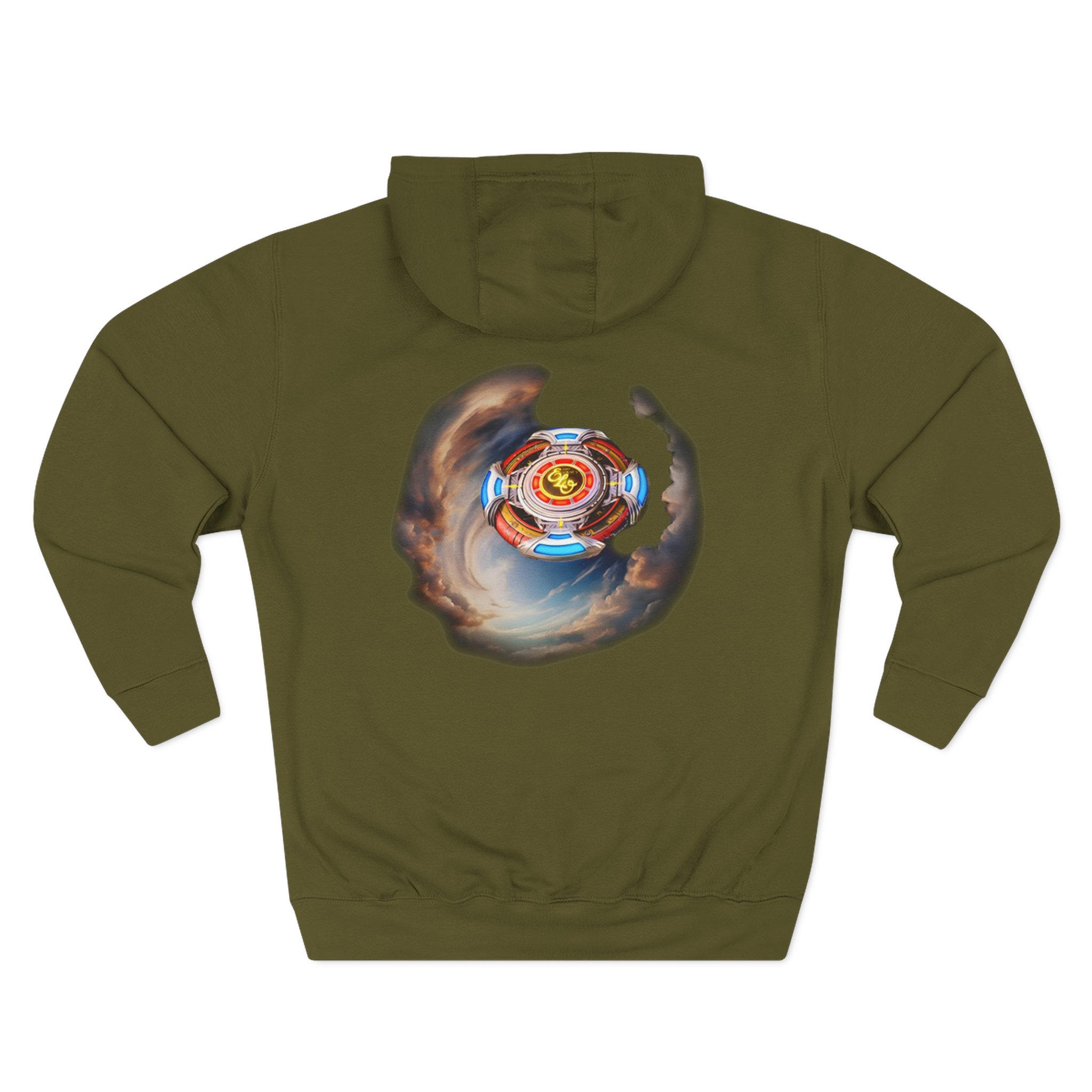 Elo Spaceship Sky Three-Panel Fleece Hoodie