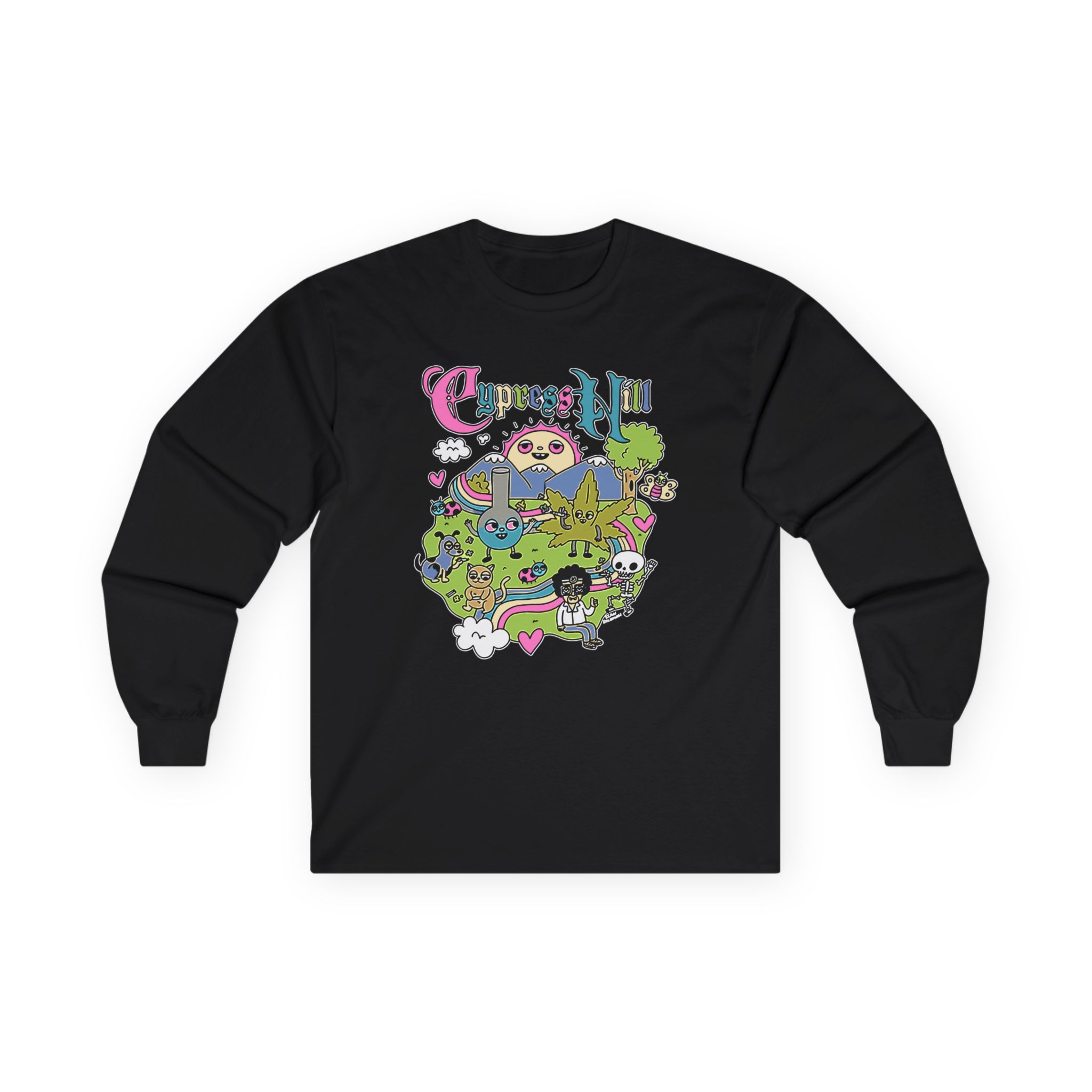 Cypress Hill Happy Time by Sean Solomon Unisex Ultra Cotton Long Sleeve Tee