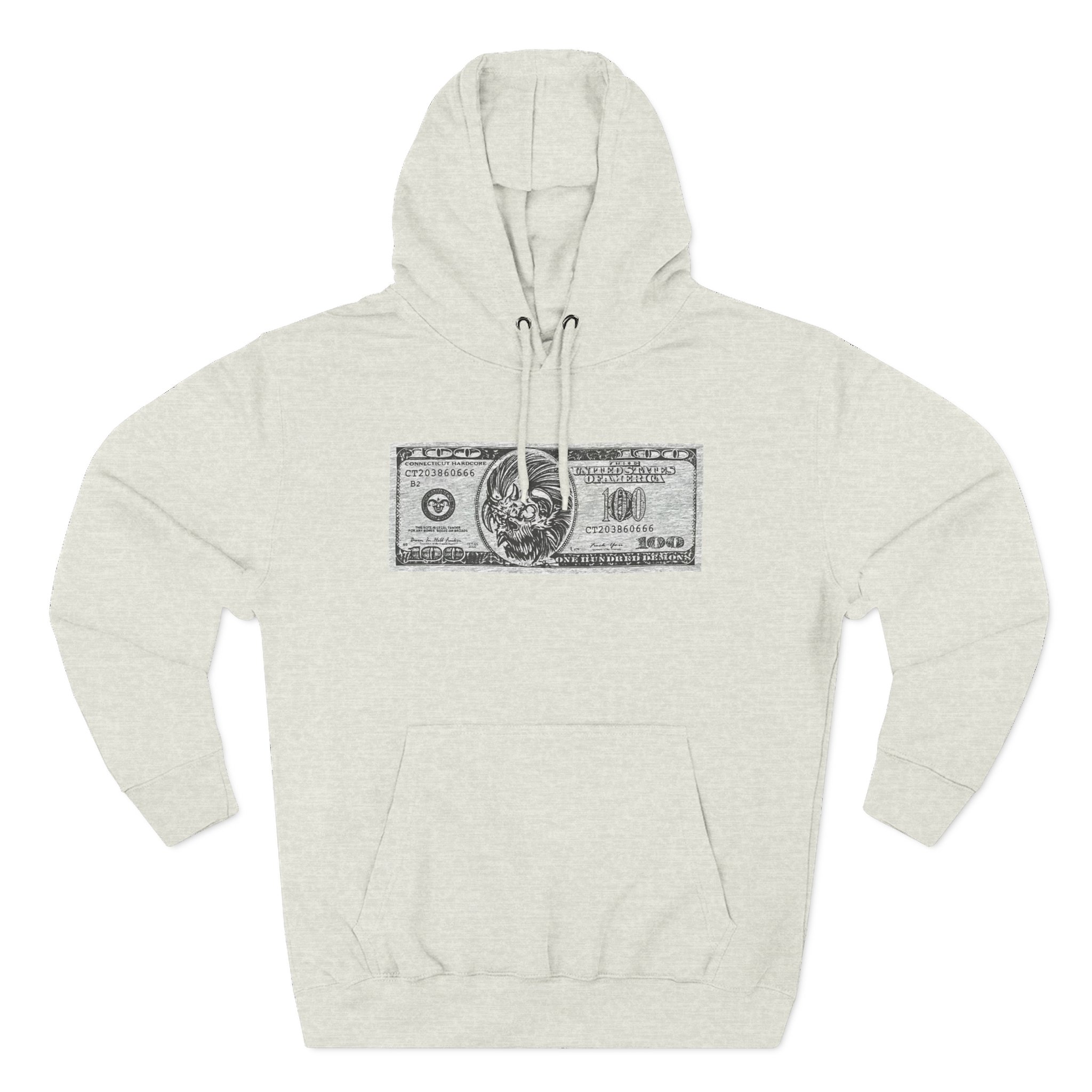 100 Demons Connecticut Hardcore Three-Panel Fleece Hoodie