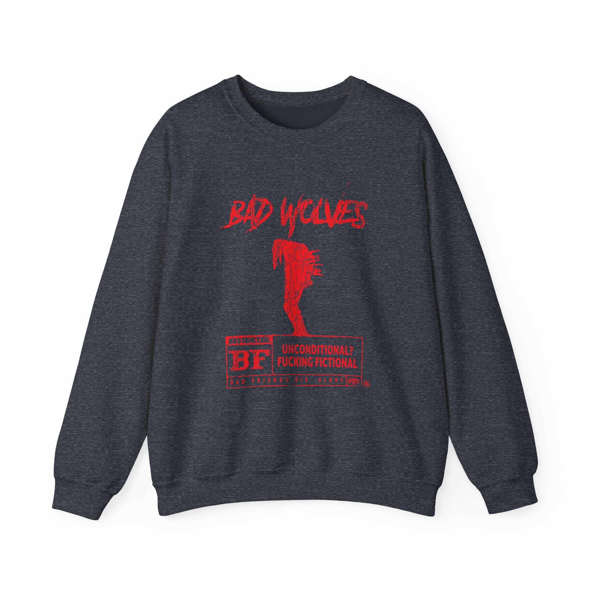 Bad Wolves Bad Friend Unisex Heavy Blendâ„¢ Crewneck Sweatshirt