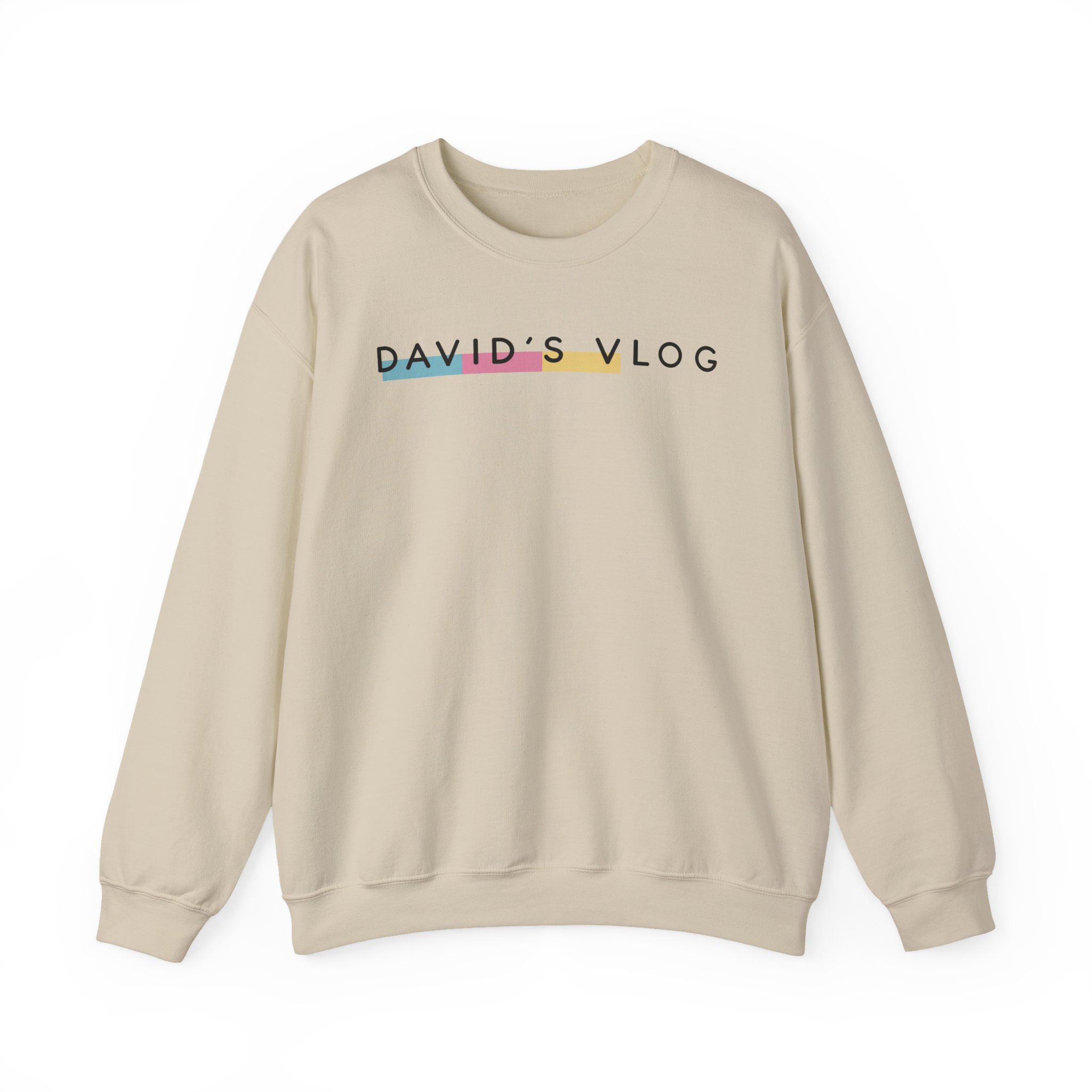 David Dobrik David's Vlog Unisex Heavy Blendâ„¢ Crewneck Sweatshirt
