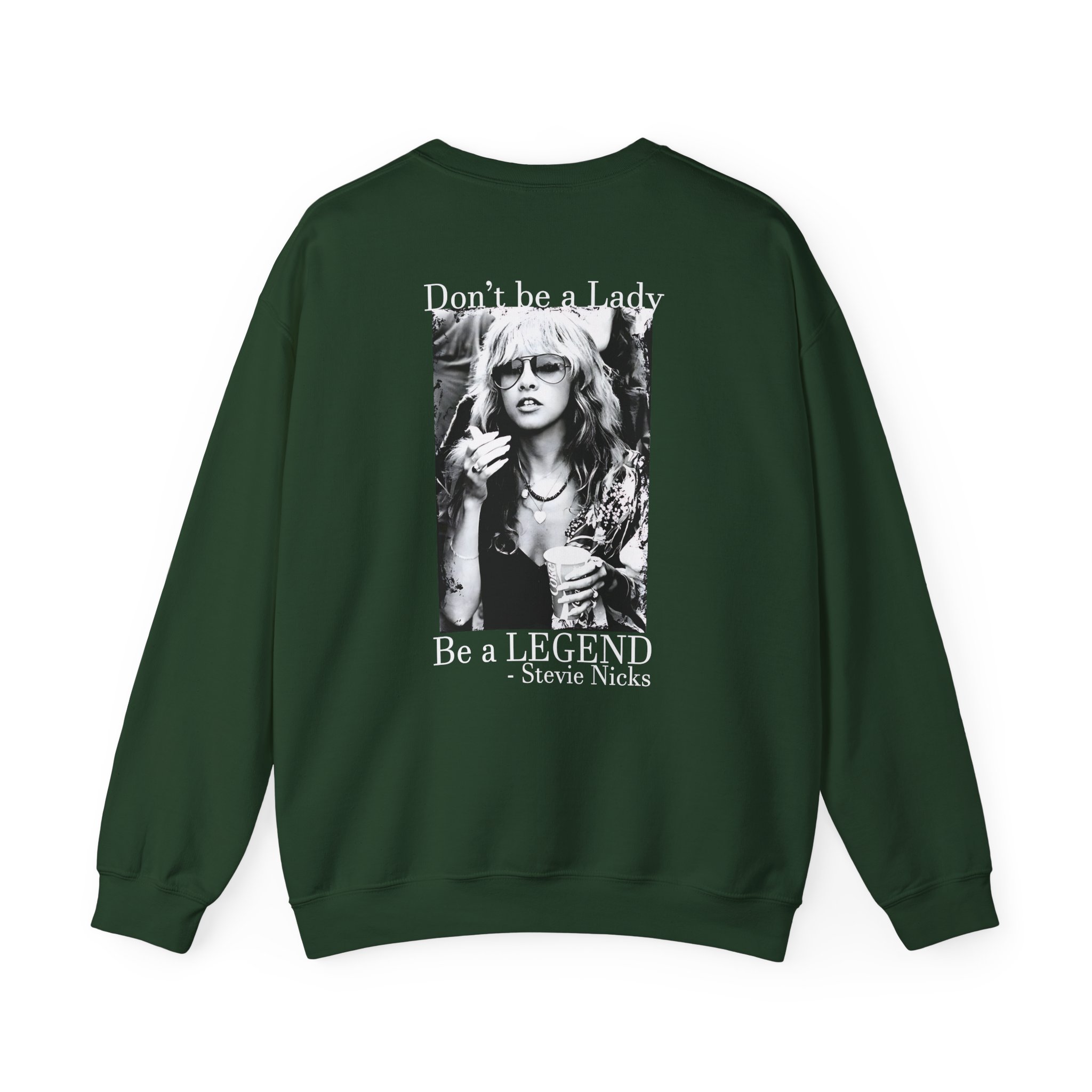 Stevie Nicks Don't Be A Lady, Be A Legend Unisex Heavy Blendâ„¢ Crewneck Sweatshirt