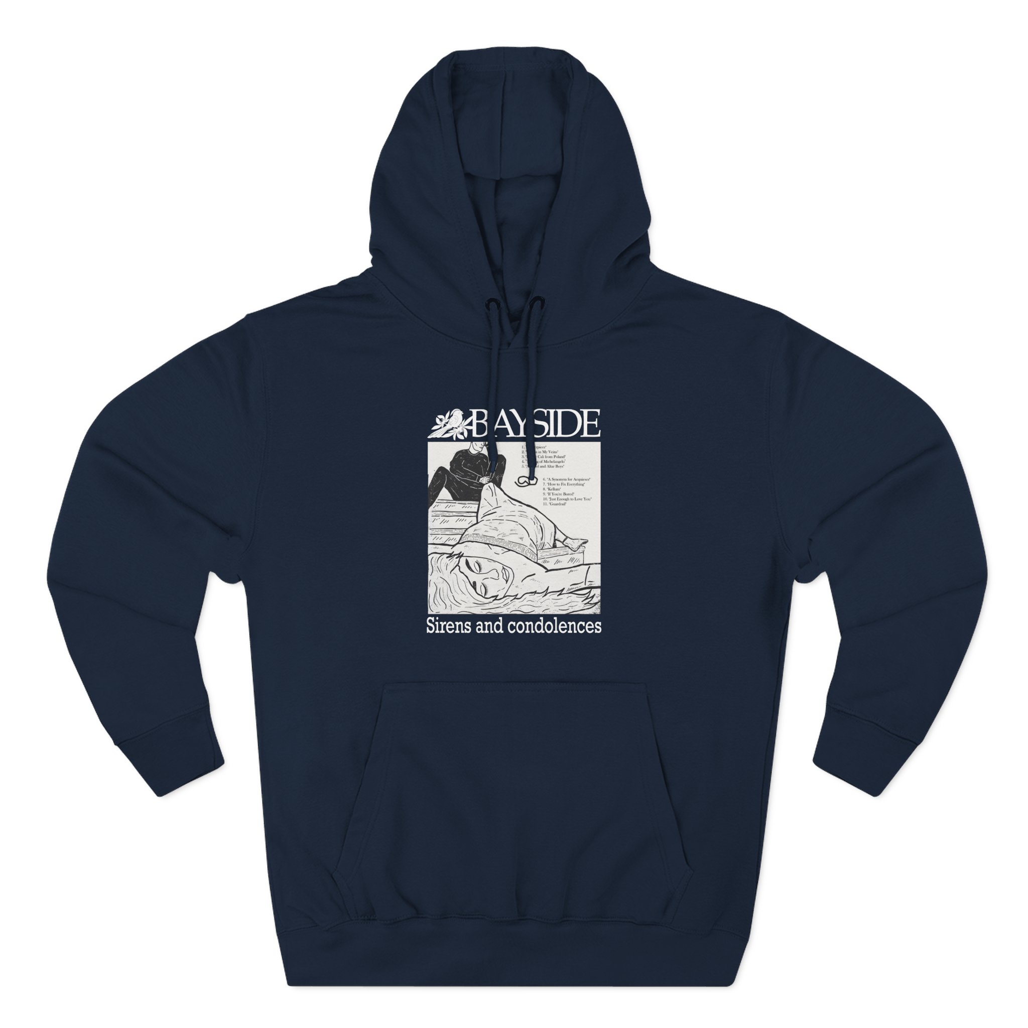 Bayside Sirens and Condolences Three-Panel Fleece Hoodie