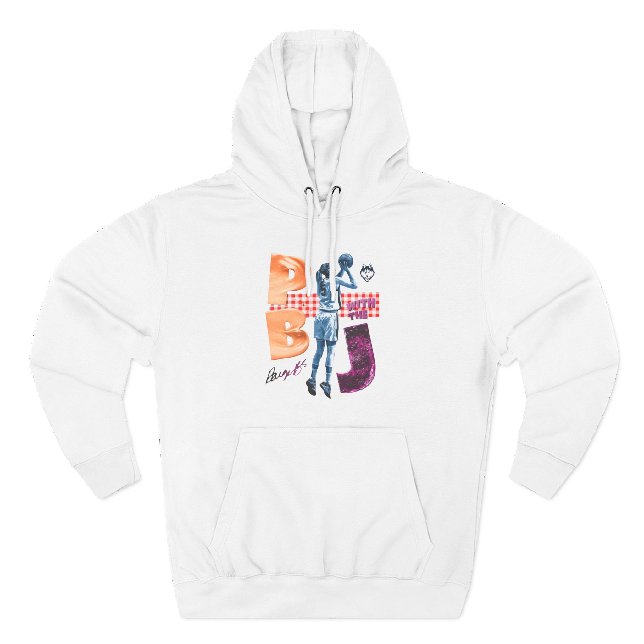 Paige Bueckers Pb With the J Three-Panel Fleece Hoodie