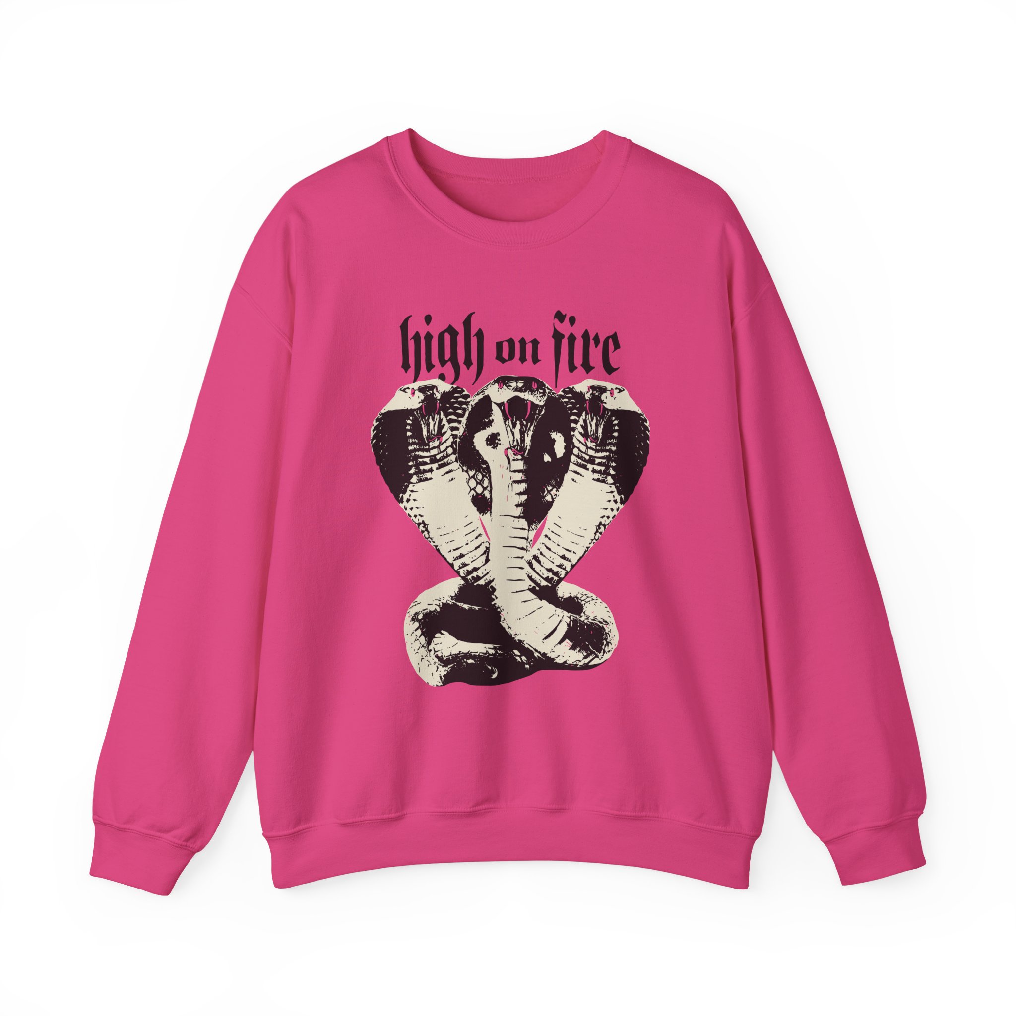 High on Fire Branca Snakes Unisex Heavy Blendâ„¢ Crewneck Sweatshirt