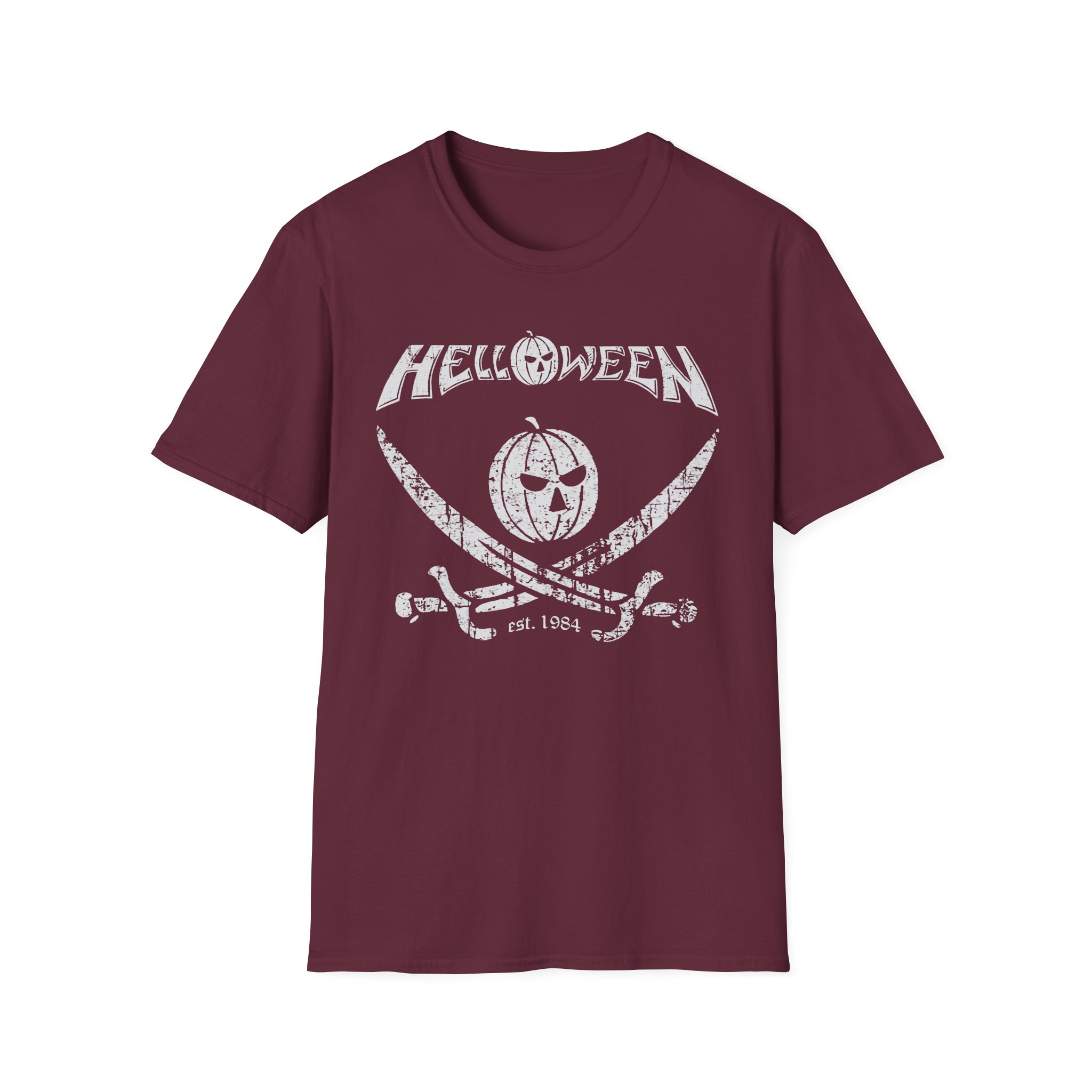 Helloween Pirate Pumpkin Unisex Softstyle T-Shirt