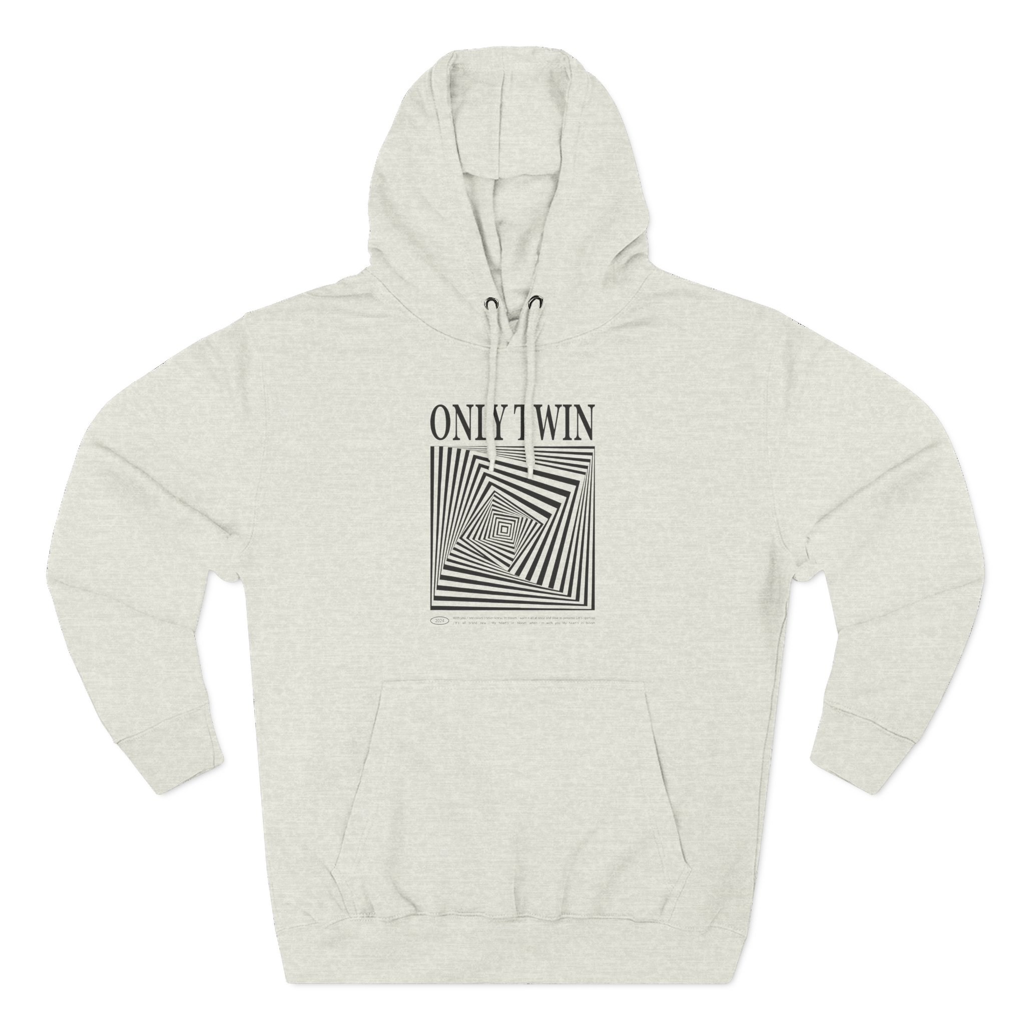 Nina Dobrev Only Twin in Bloom Three-Panel Fleece Hoodie