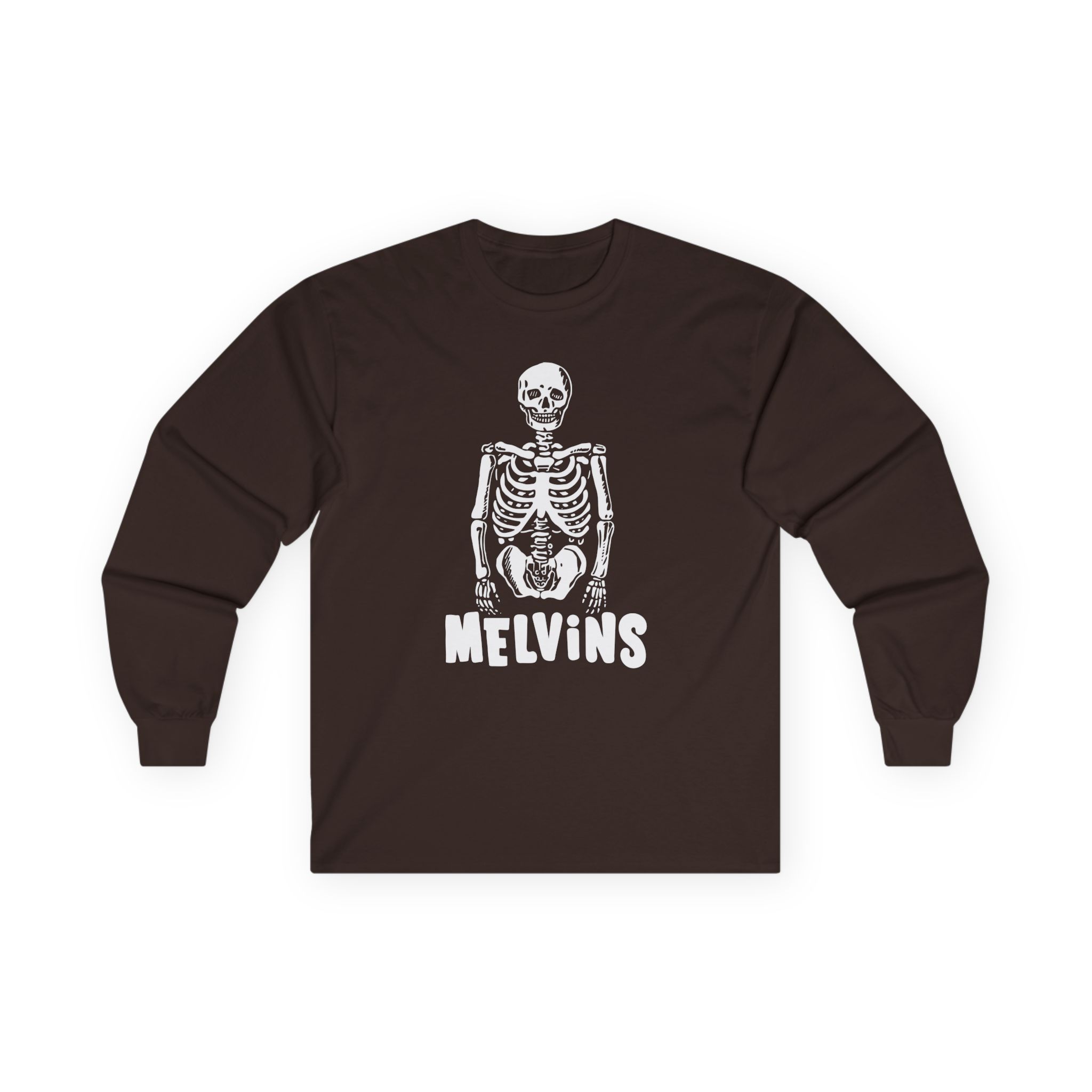 Melvins Skeleton Logo Unisex Ultra Cotton Long Sleeve Tee