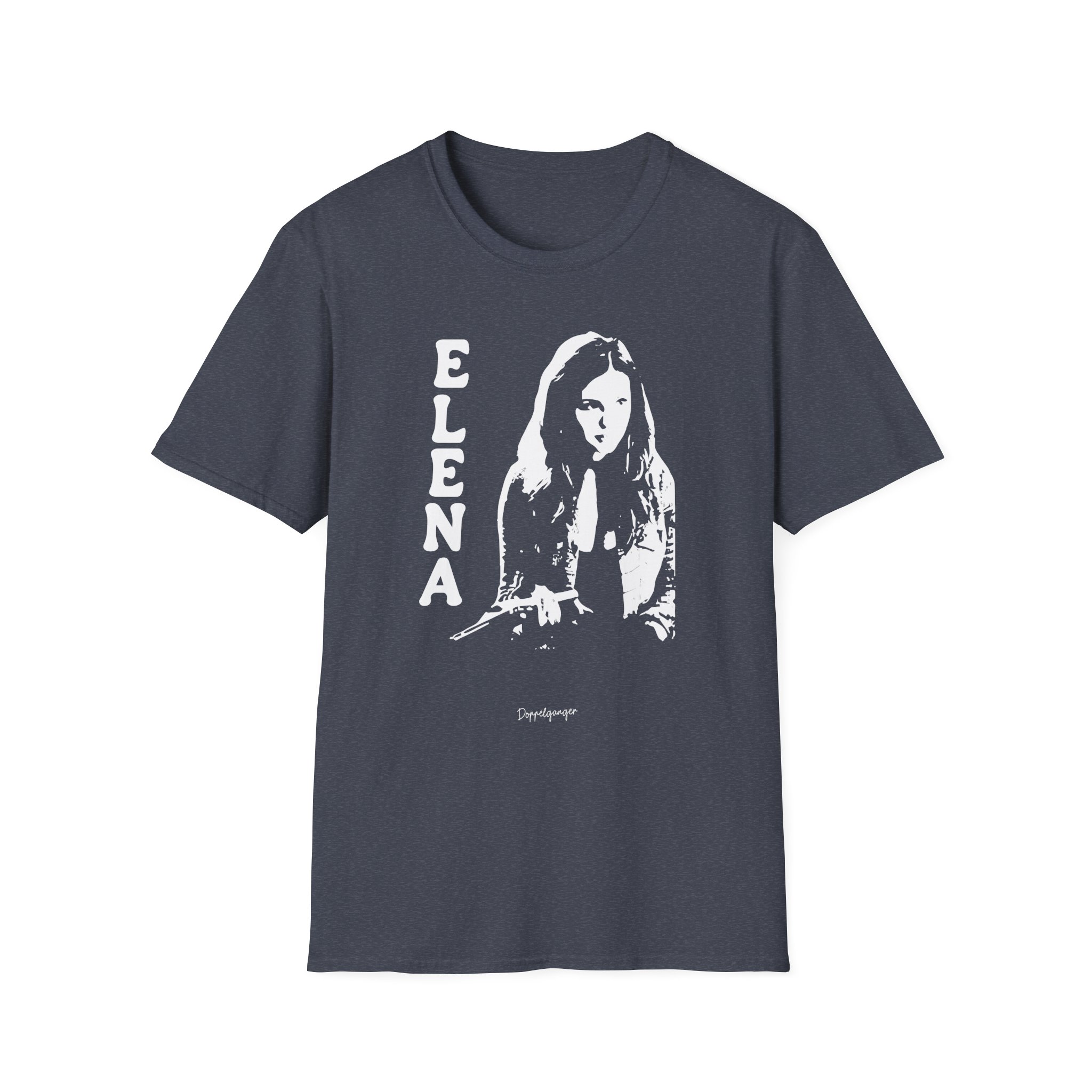 Nina Dobrev Reversible Doppelganger Unisex Softstyle T-Shirt