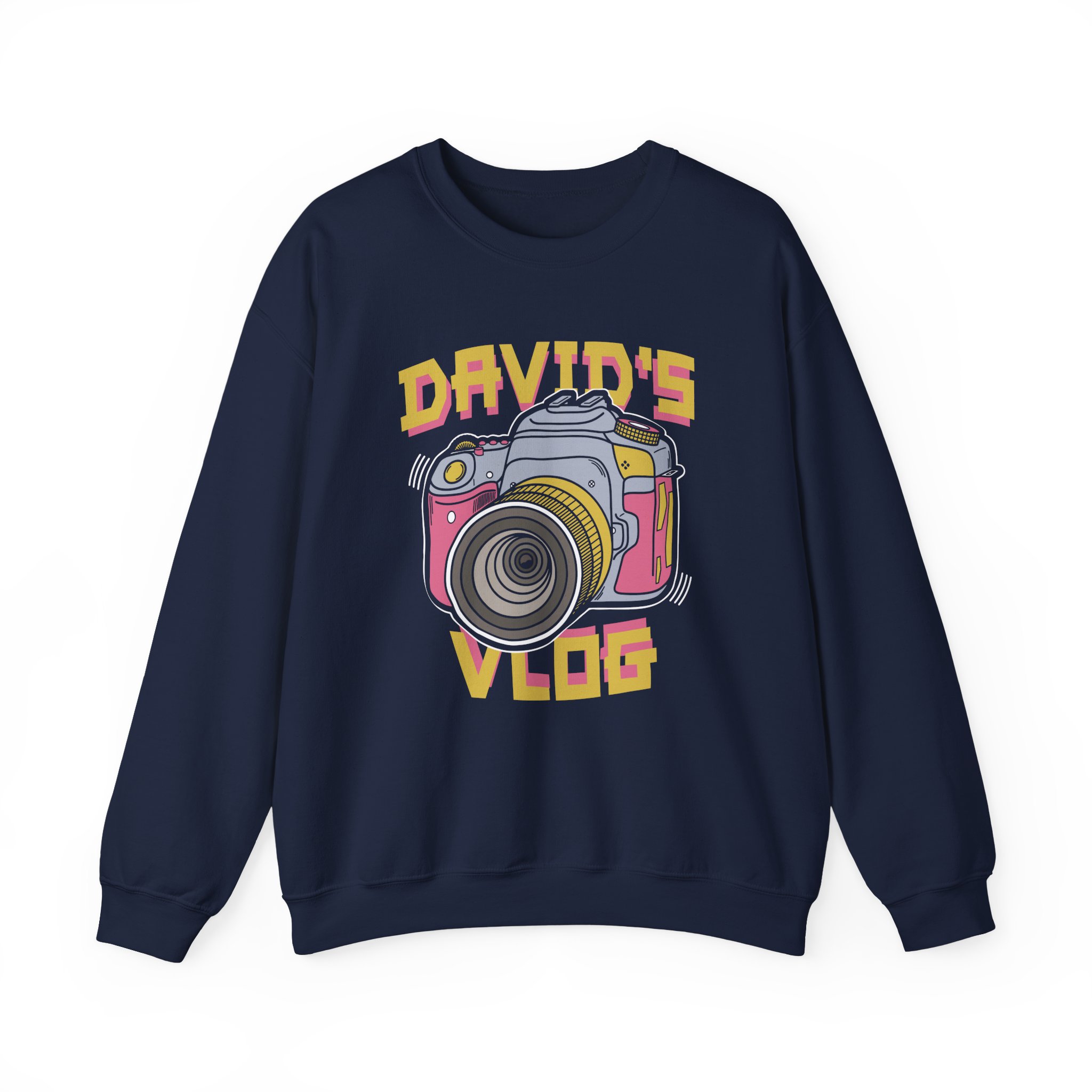 David Dobrik David's Vlog Unisex Heavy Blendâ„¢ Crewneck Sweatshirt