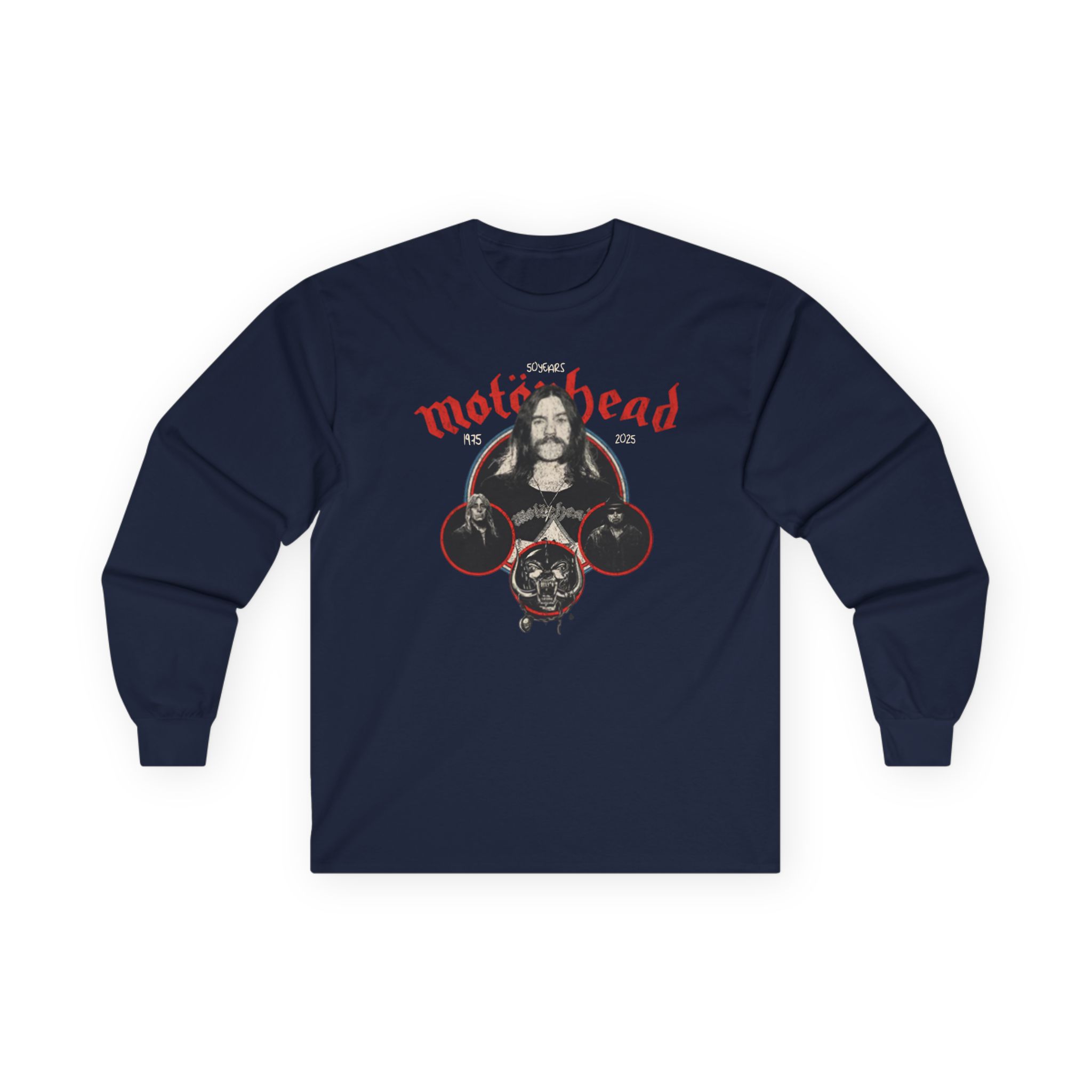 Lemmy 50 Years Raglan Unisex Ultra Cotton Long Sleeve Tee
