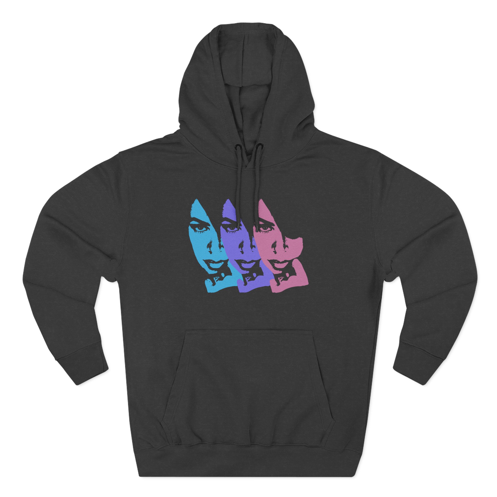 Aaliyah Three-Panel Fleece Hoodie