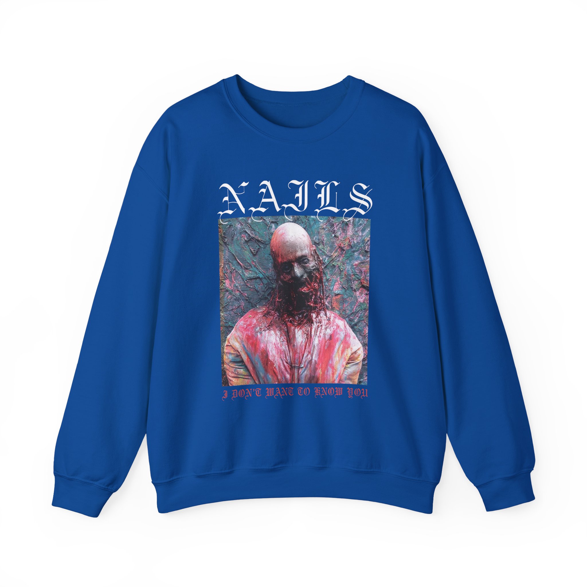 Nails I Don't Want to Know You Unisex Heavy Blendâ„¢ Crewneck Sweatshirt