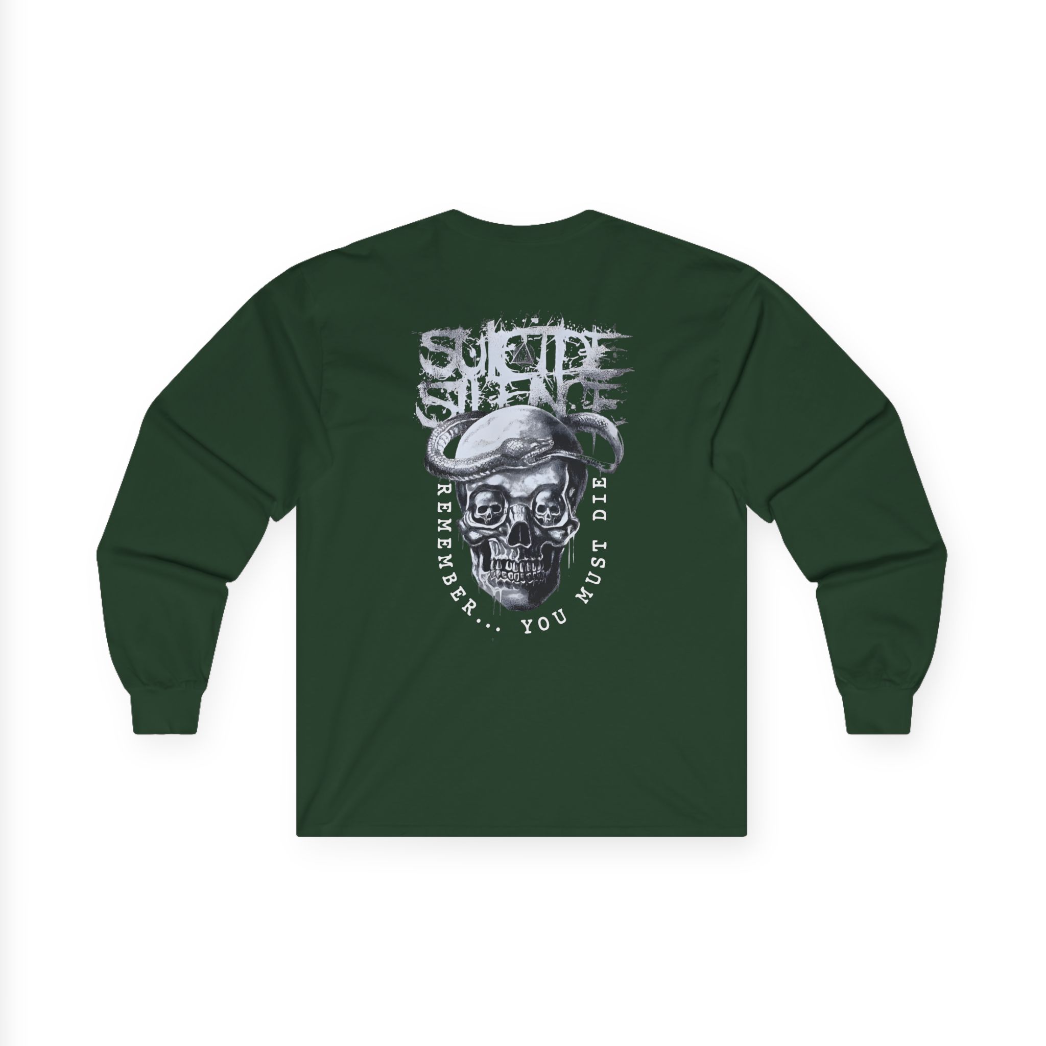 Suicide Silence Rymd Snake Skull Unisex Ultra Cotton Long Sleeve Tee