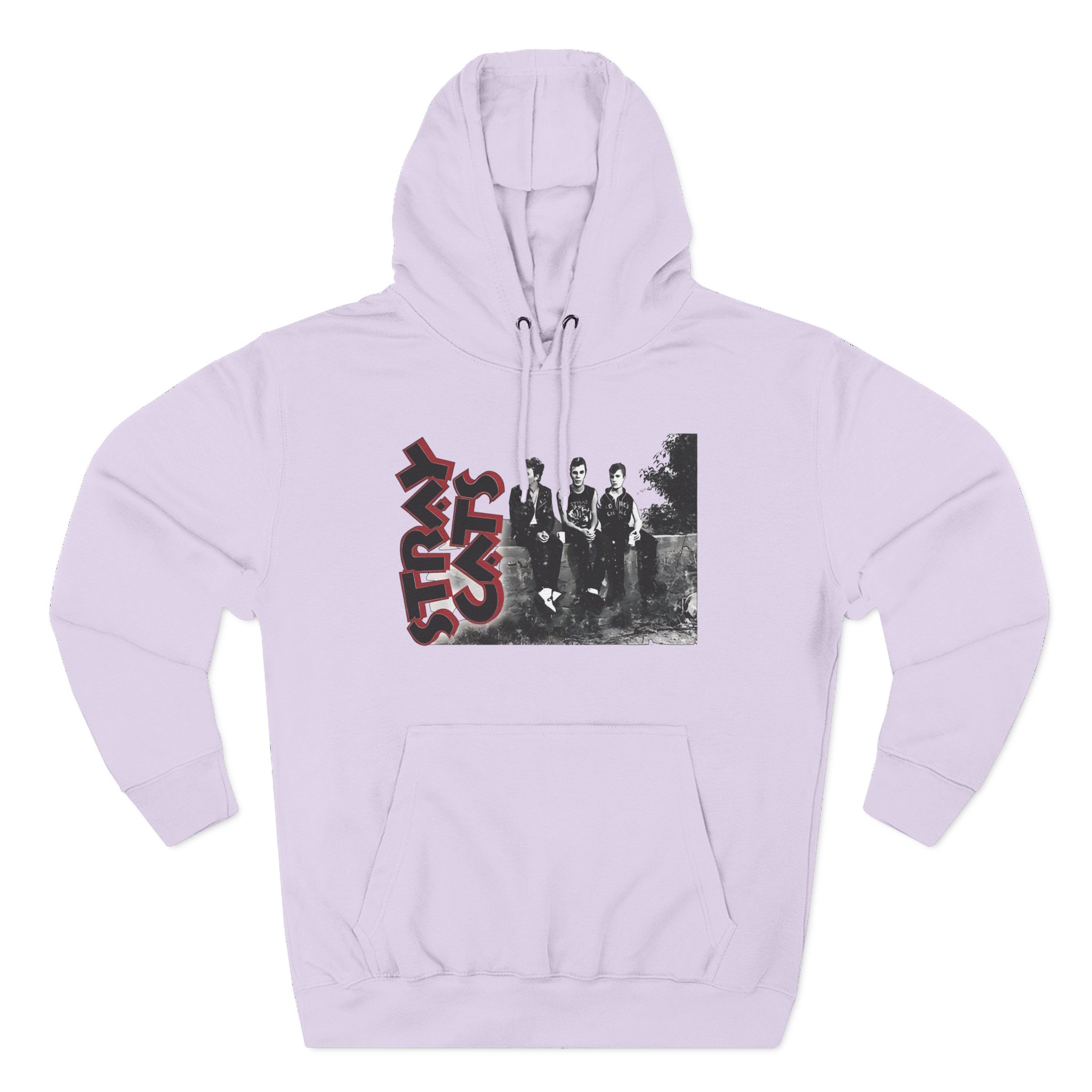 Stray Cats Three Cats Three-Panel Fleece Hoodie
