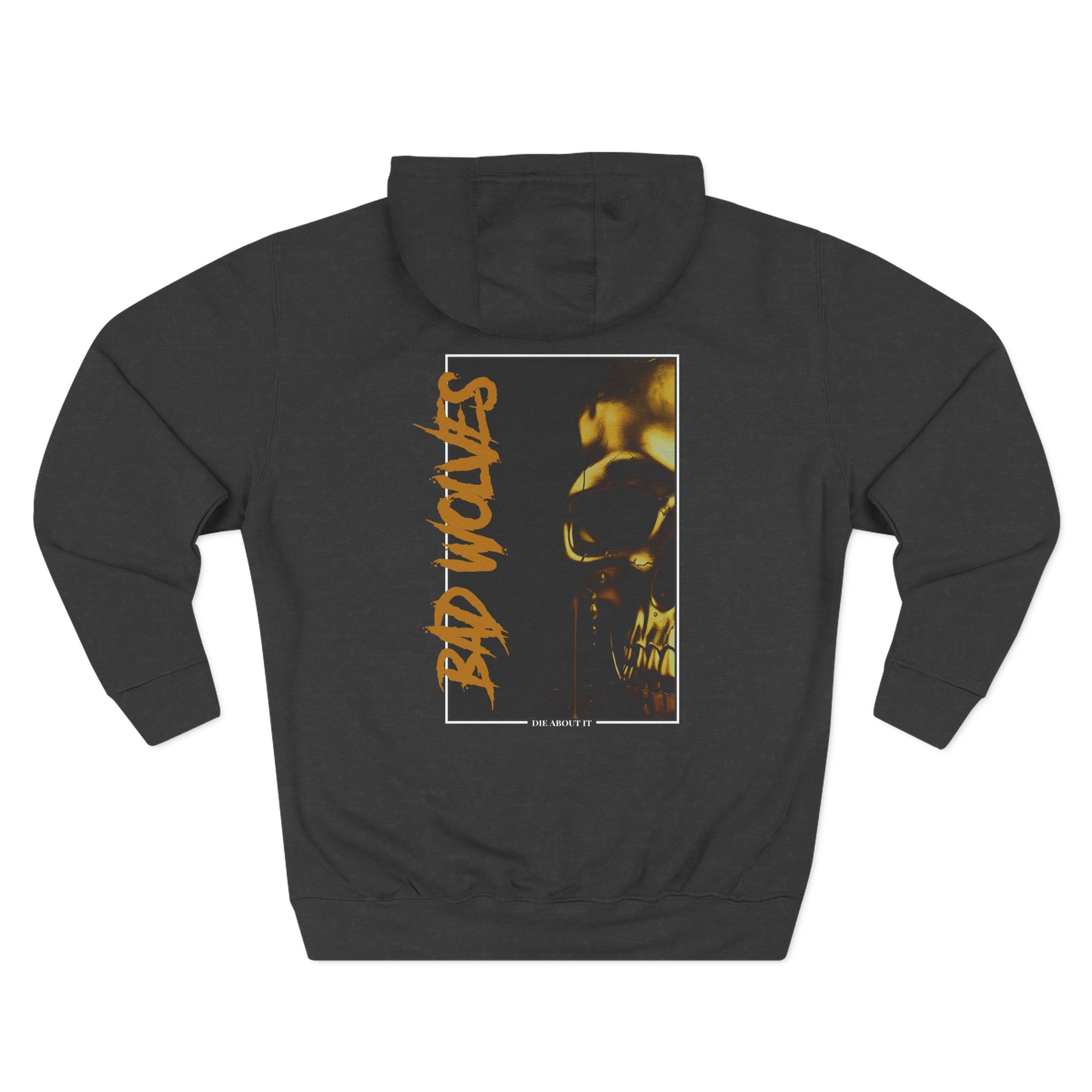 Bad Wolves Die About It Three-Panel Fleece Hoodie