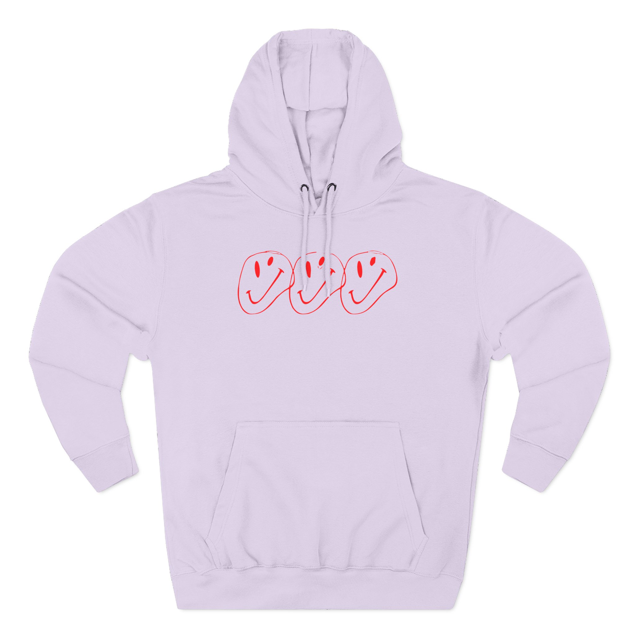 Aitch Smiley Three-Panel Fleece Hoodie
