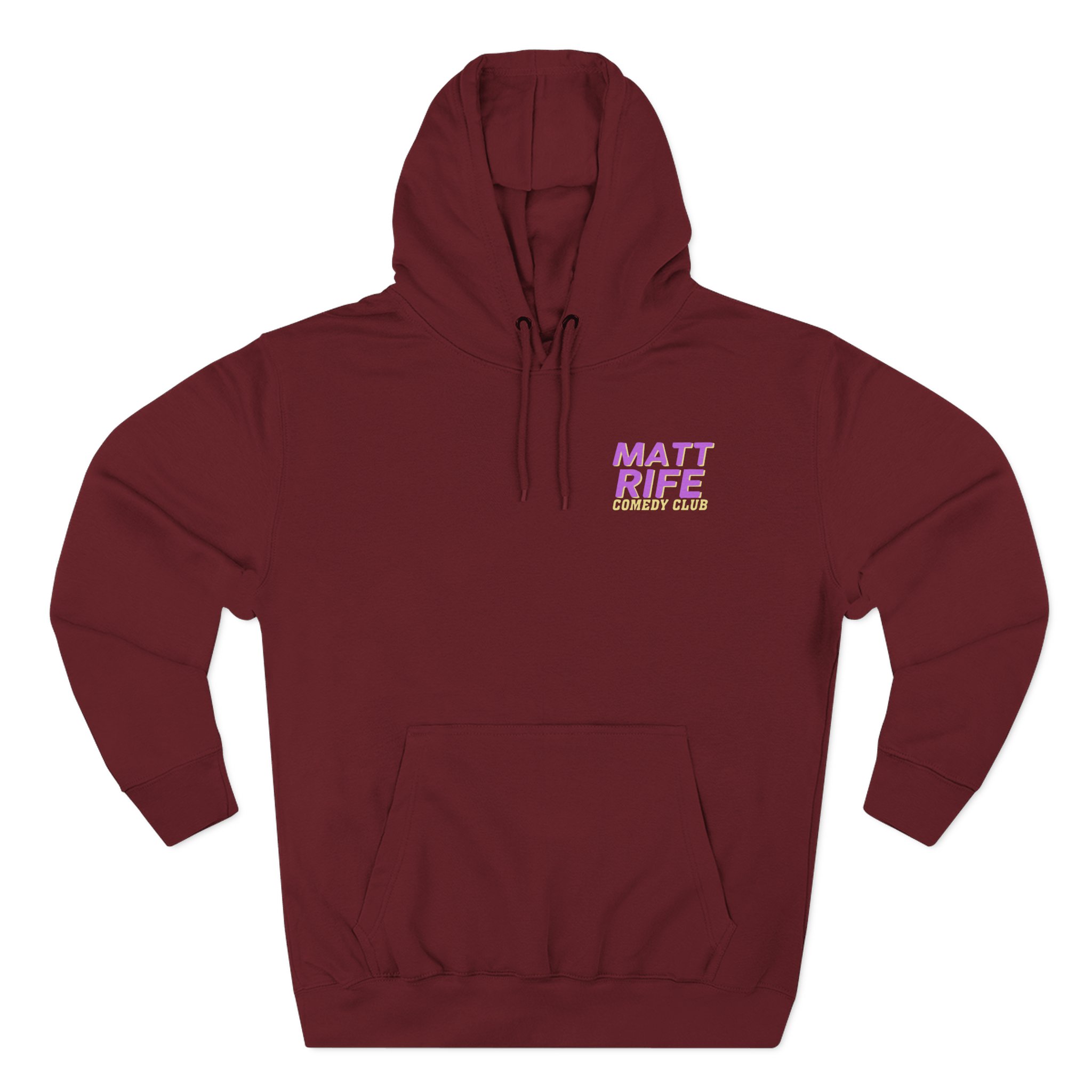 Matt Rife Hot Girls Love Comedy Three-Panel Fleece Hoodie
