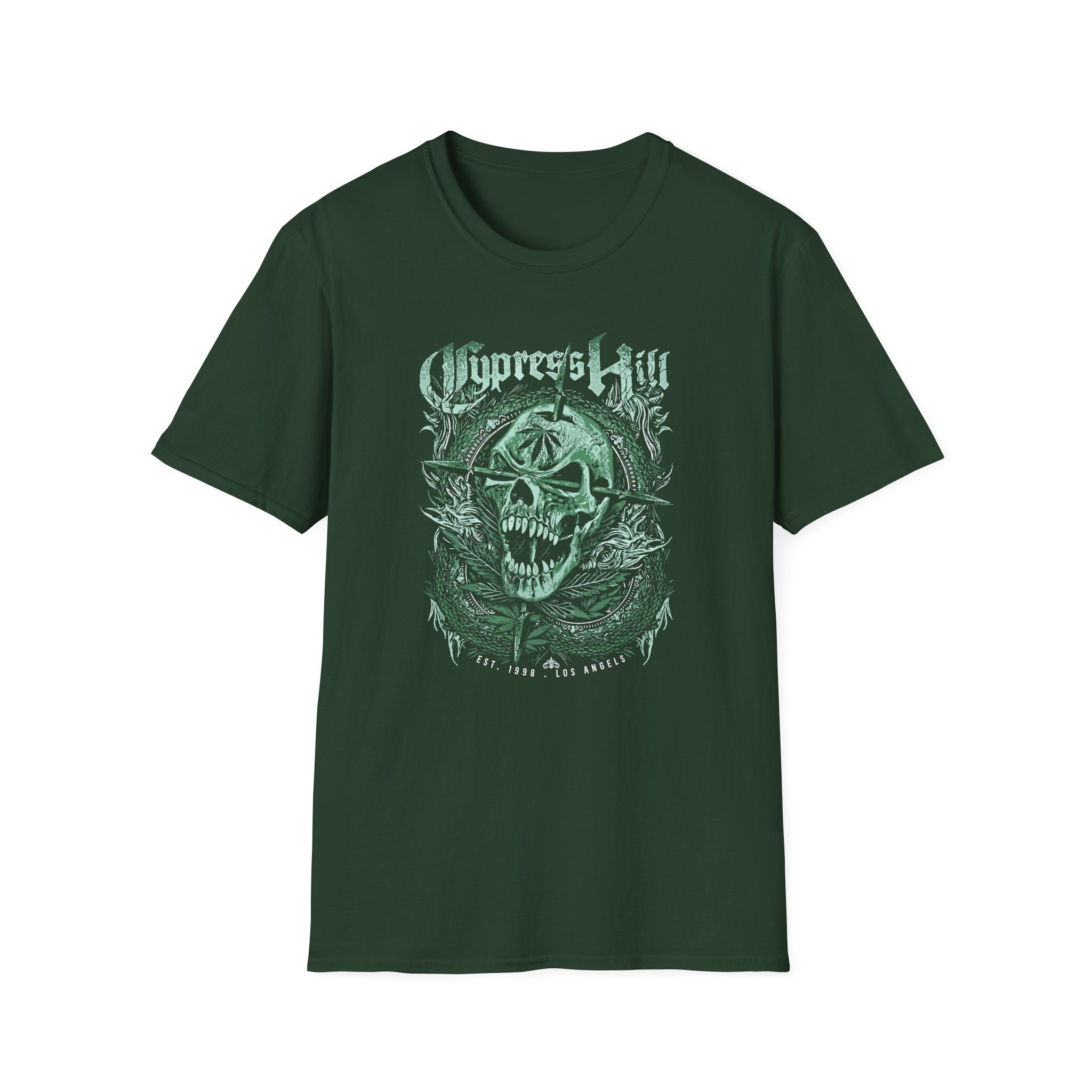 Cypress Hill EST 1988 Skull Unisex Softstyle T-Shirt