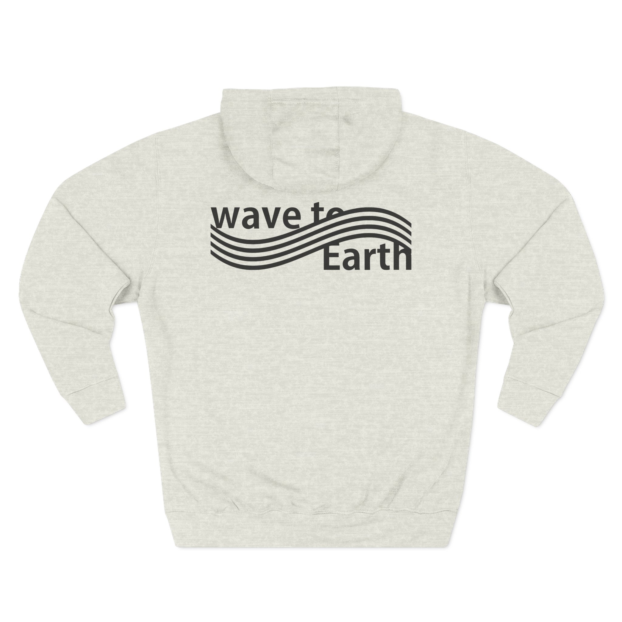 Wave to Earth Three-Panel Fleece Hoodie
