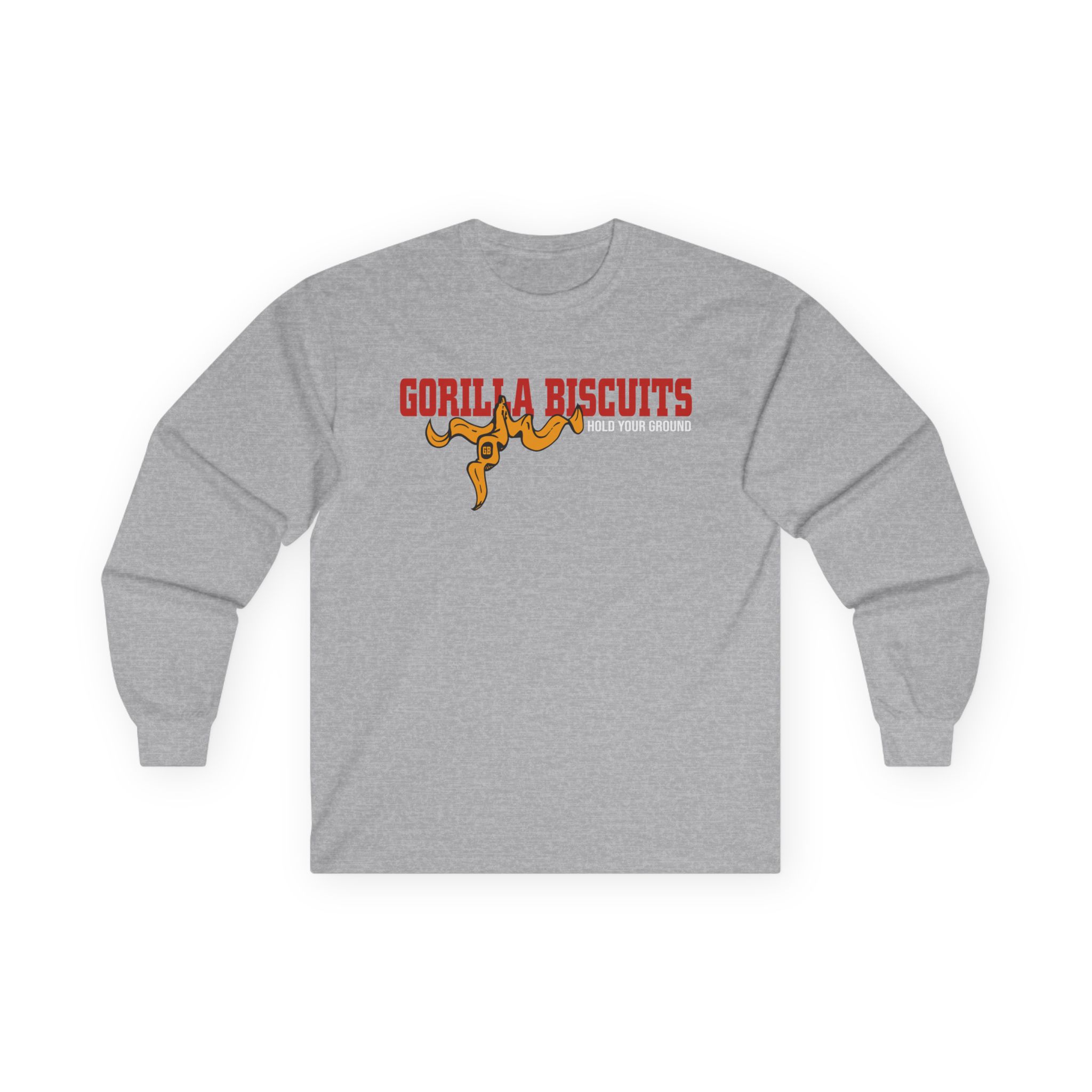 Gorilla Biscuits Hold Your Ground Unisex Ultra Cotton Long Sleeve Tee