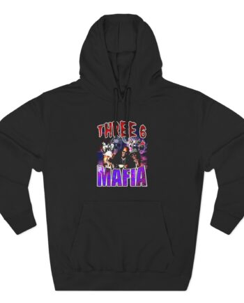 Three 6 Mafia Three-Panel Fleece Hoodie